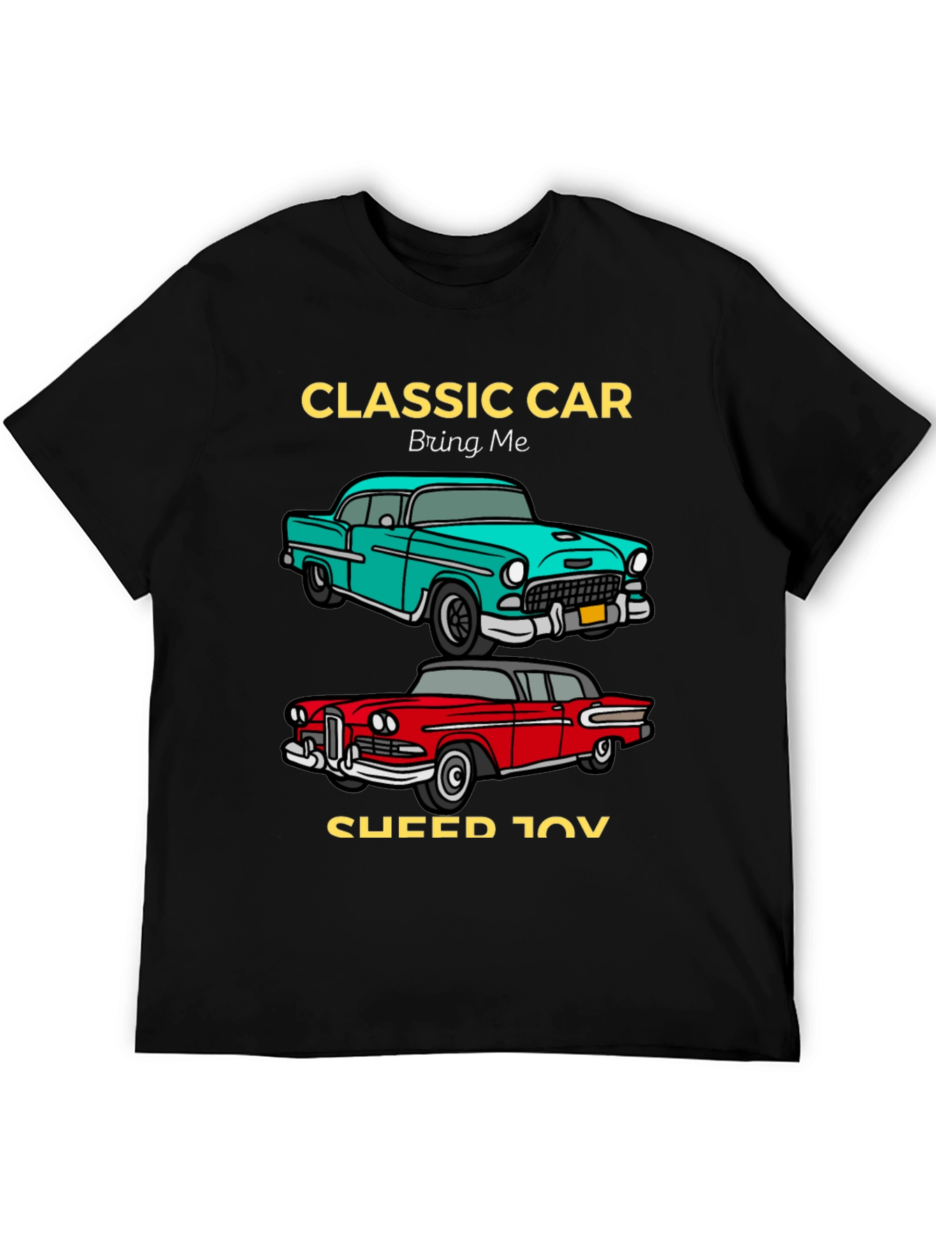 Classic Car Graphic Tee - Retro Automotive Design