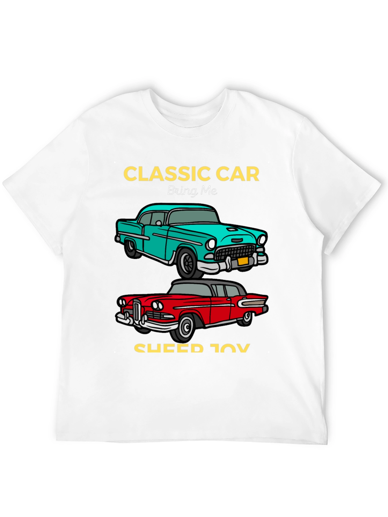 Classic Car Graphic Tee - Retro Automotive Design
