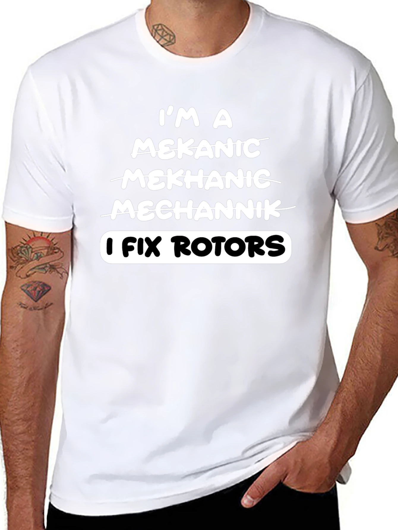 I Fix Rotors T-Shirt - Funny Mechanic Tee