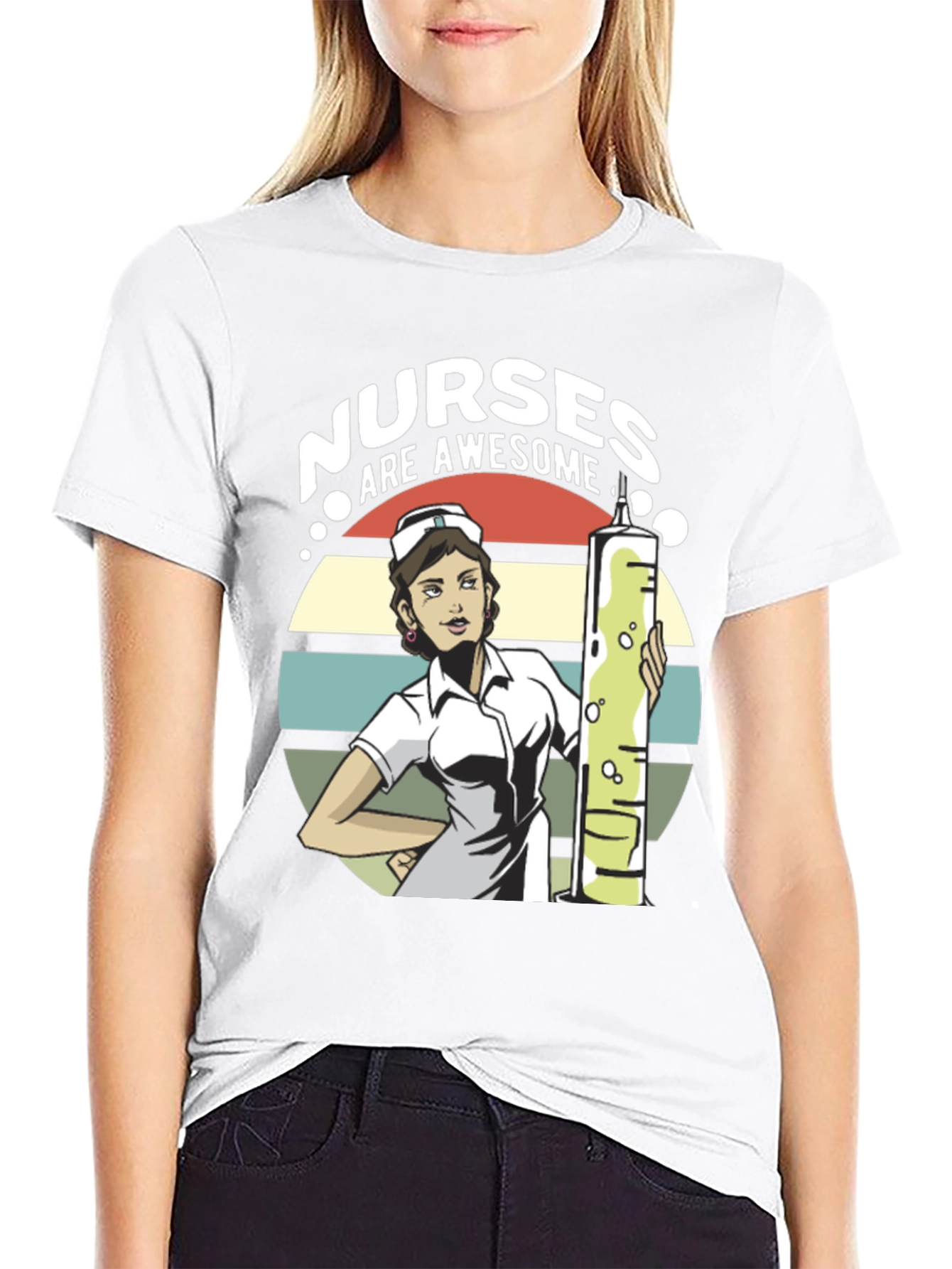 Nurses Are Awesome Graphic T-Shirt
