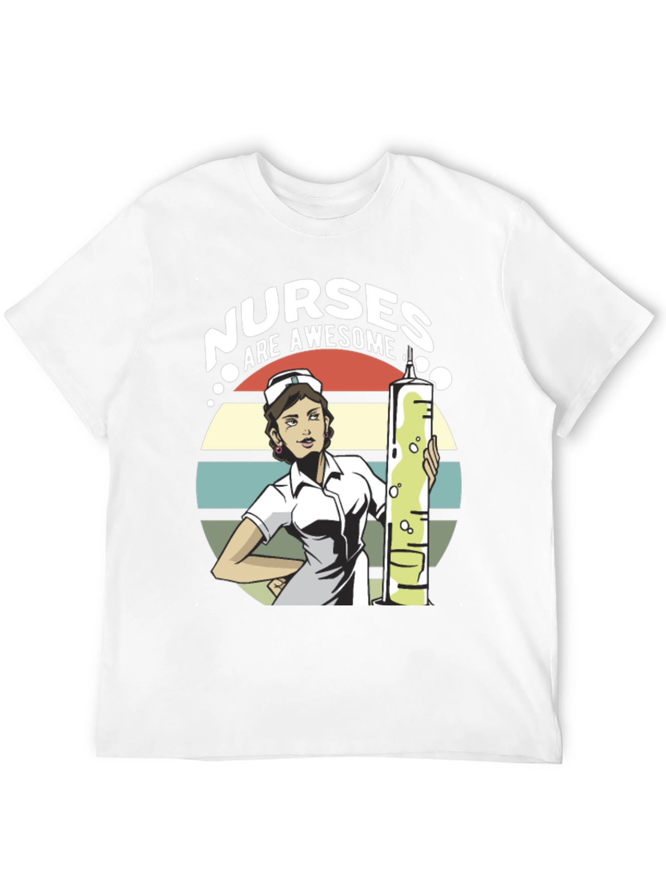 Nurses Are Awesome Graphic T-Shirt