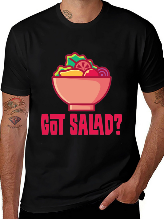Got Salad? Graphic Tee - Black Cotton Blend