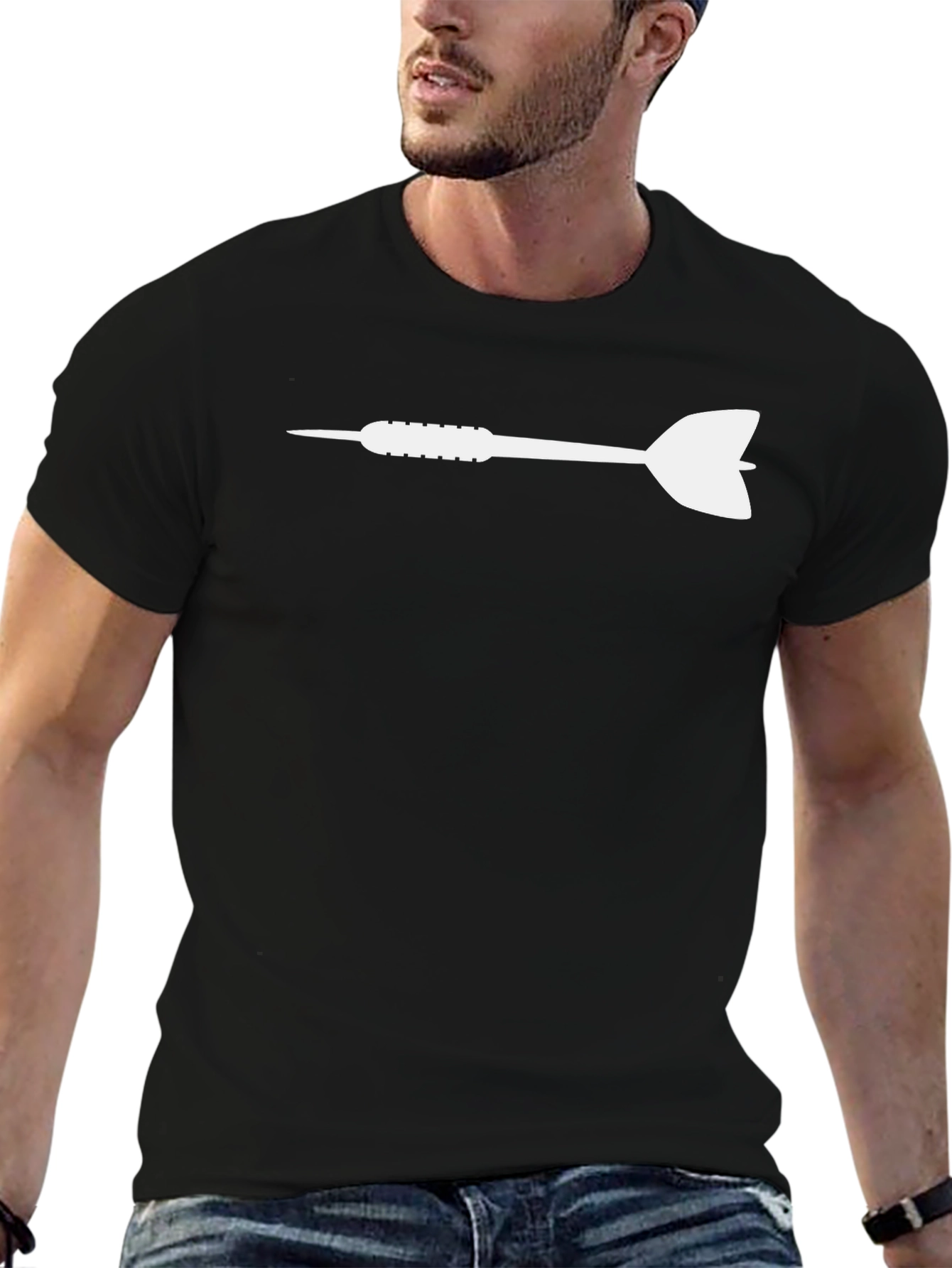 Dart Tee - Classic Black Dartboard Sport T-Shirt