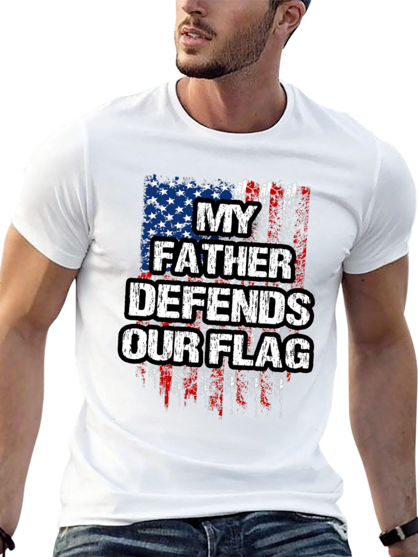 My Father Defends Our Flag T-Shirt