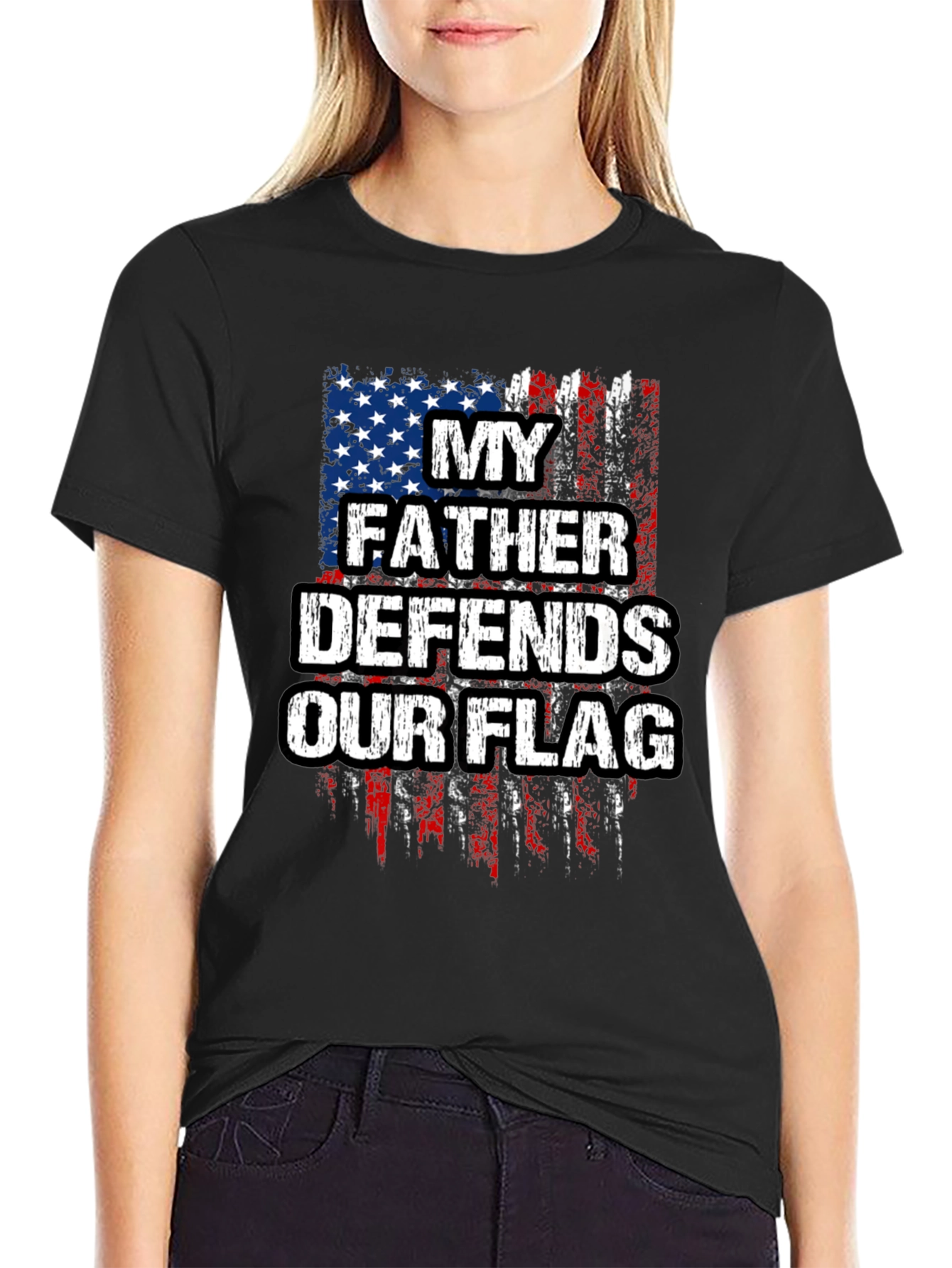 My Father Defends Our Flag T-Shirt