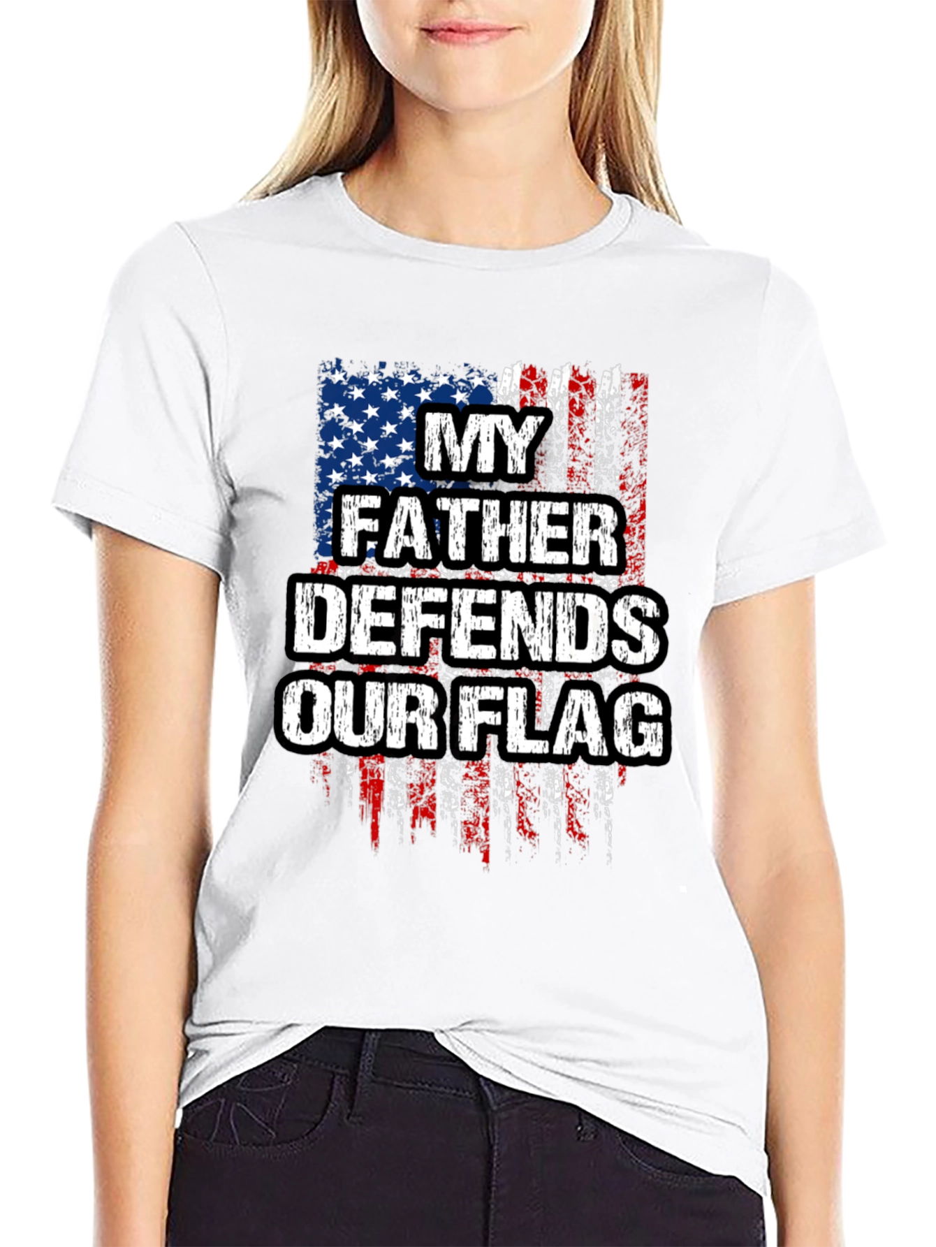 My Father Defends Our Flag T-Shirt