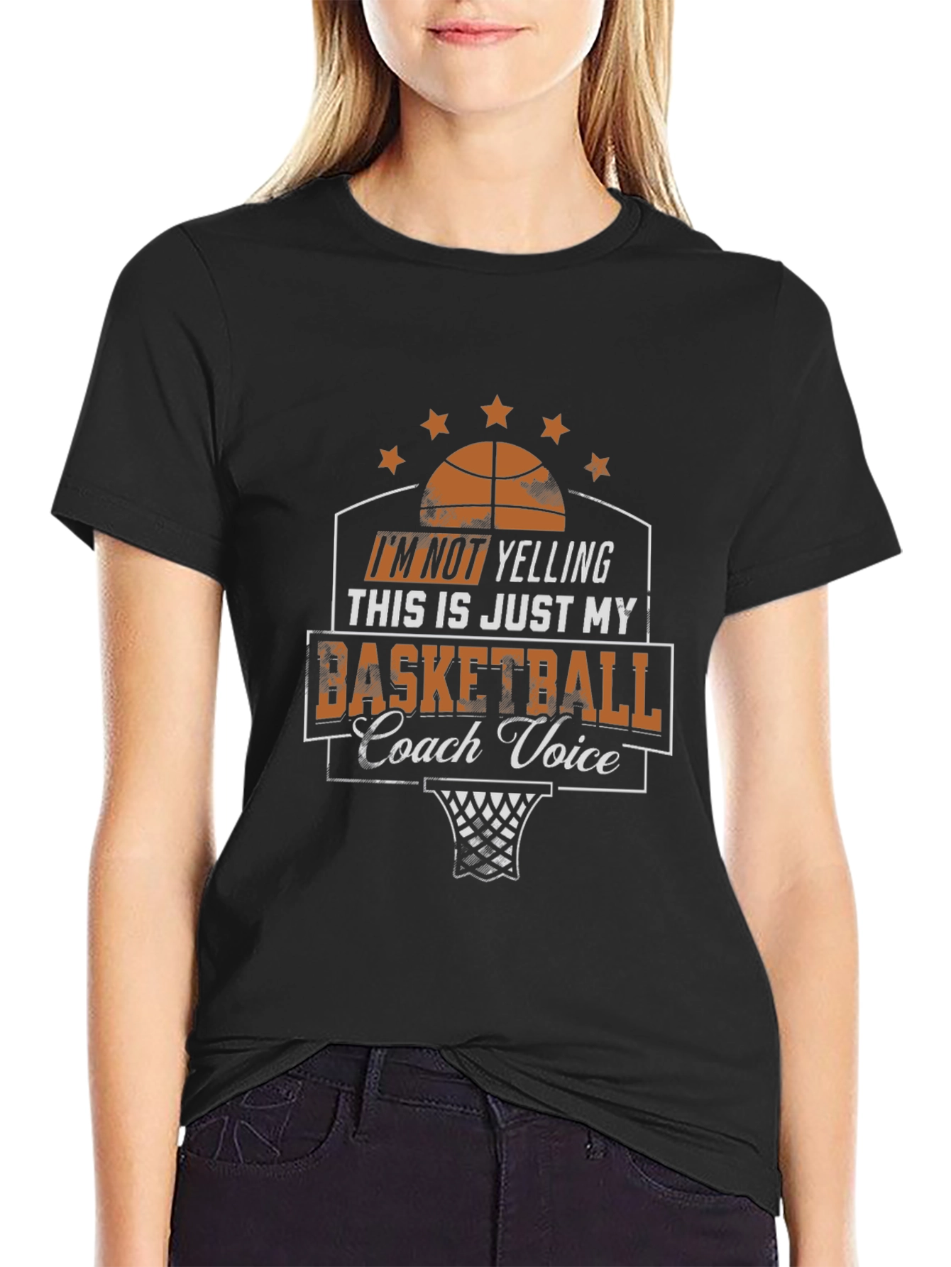 Basketball Coach Voice Graphic T-Shirt
