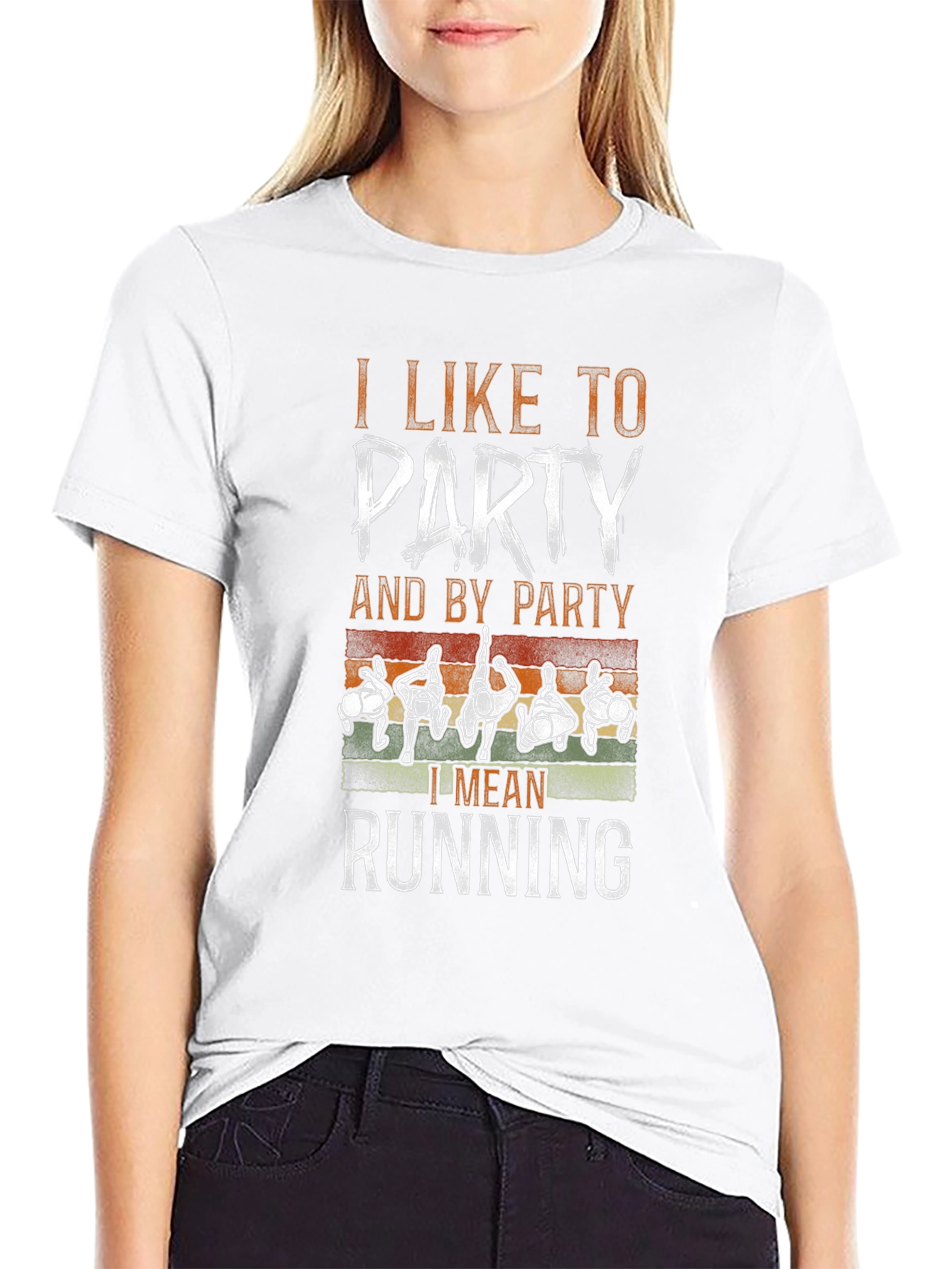 I Like To Party Running T-Shirt