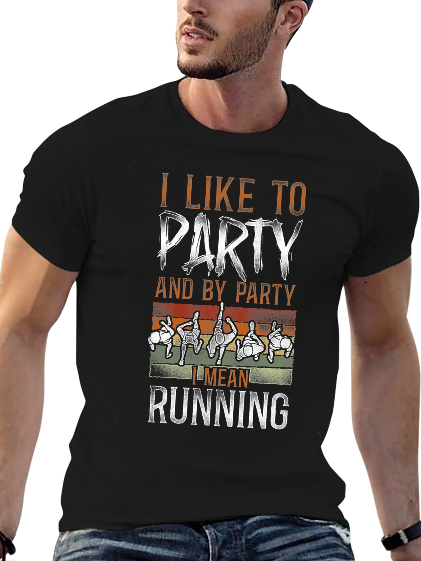I Like To Party Running T-Shirt