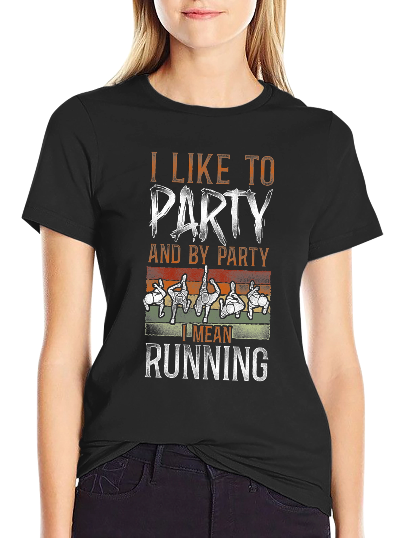 I Like To Party Running T-Shirt