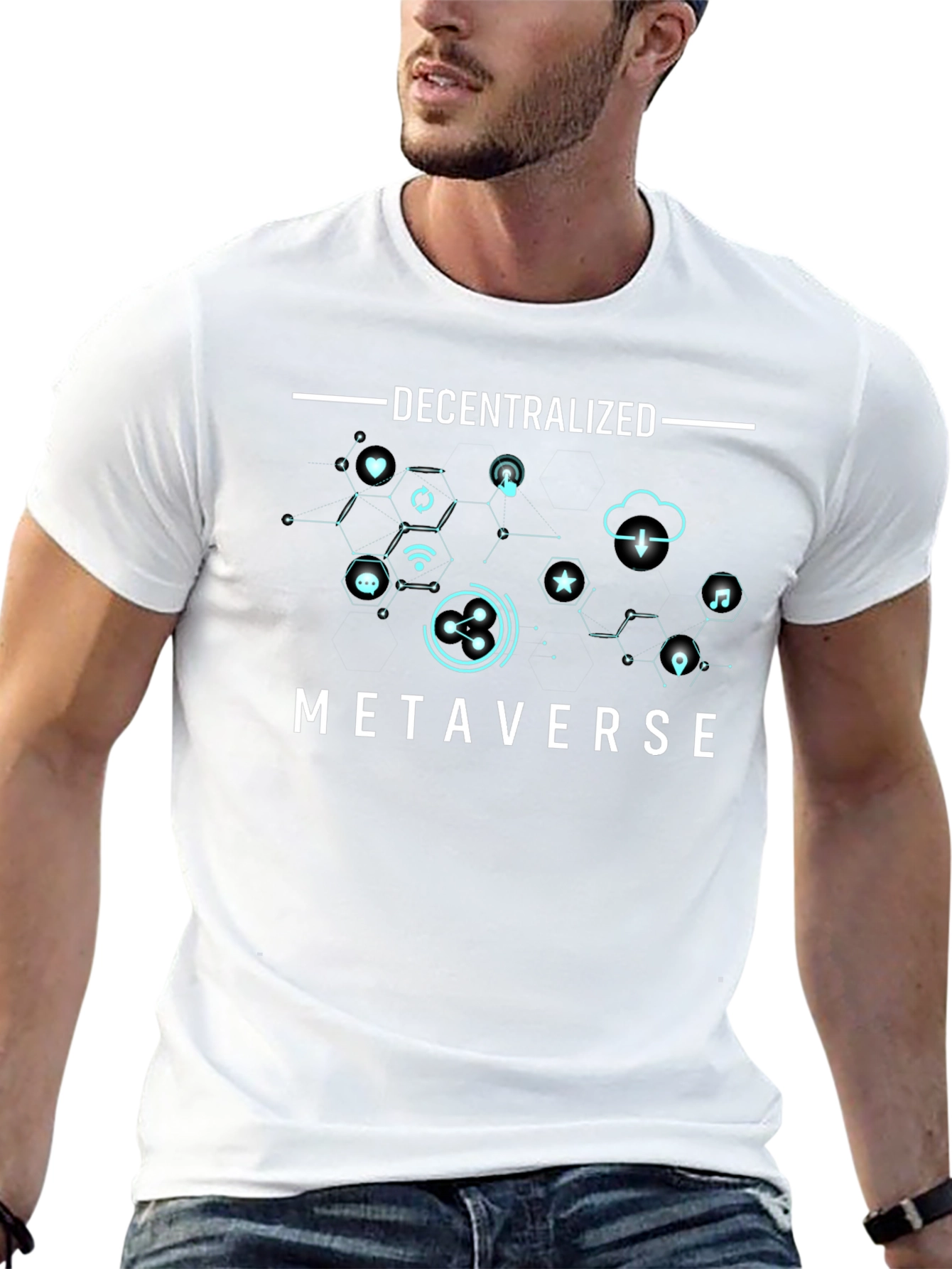 Decentralized Metaverse Black T-Shirt