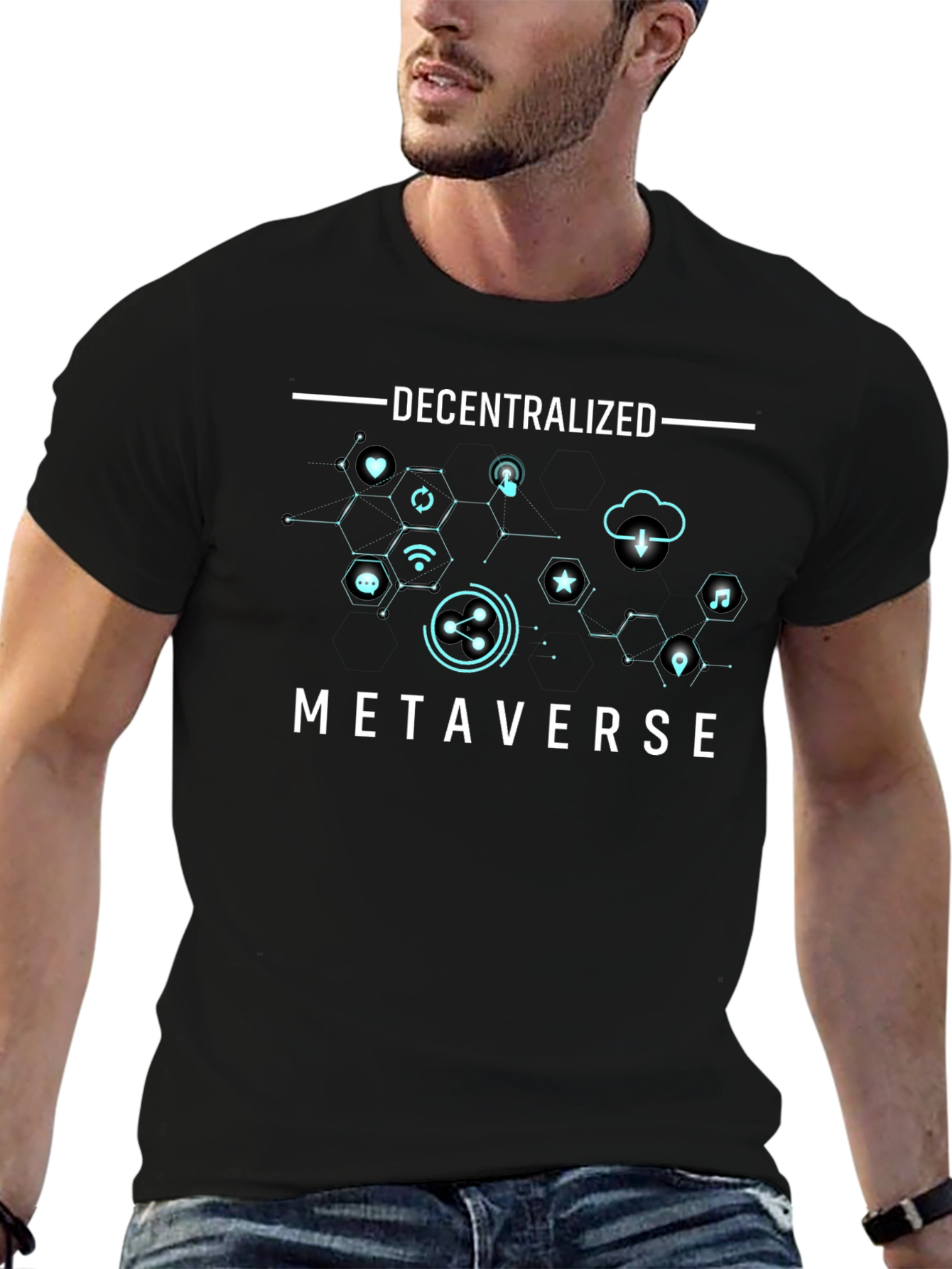 Decentralized Metaverse Black T-Shirt