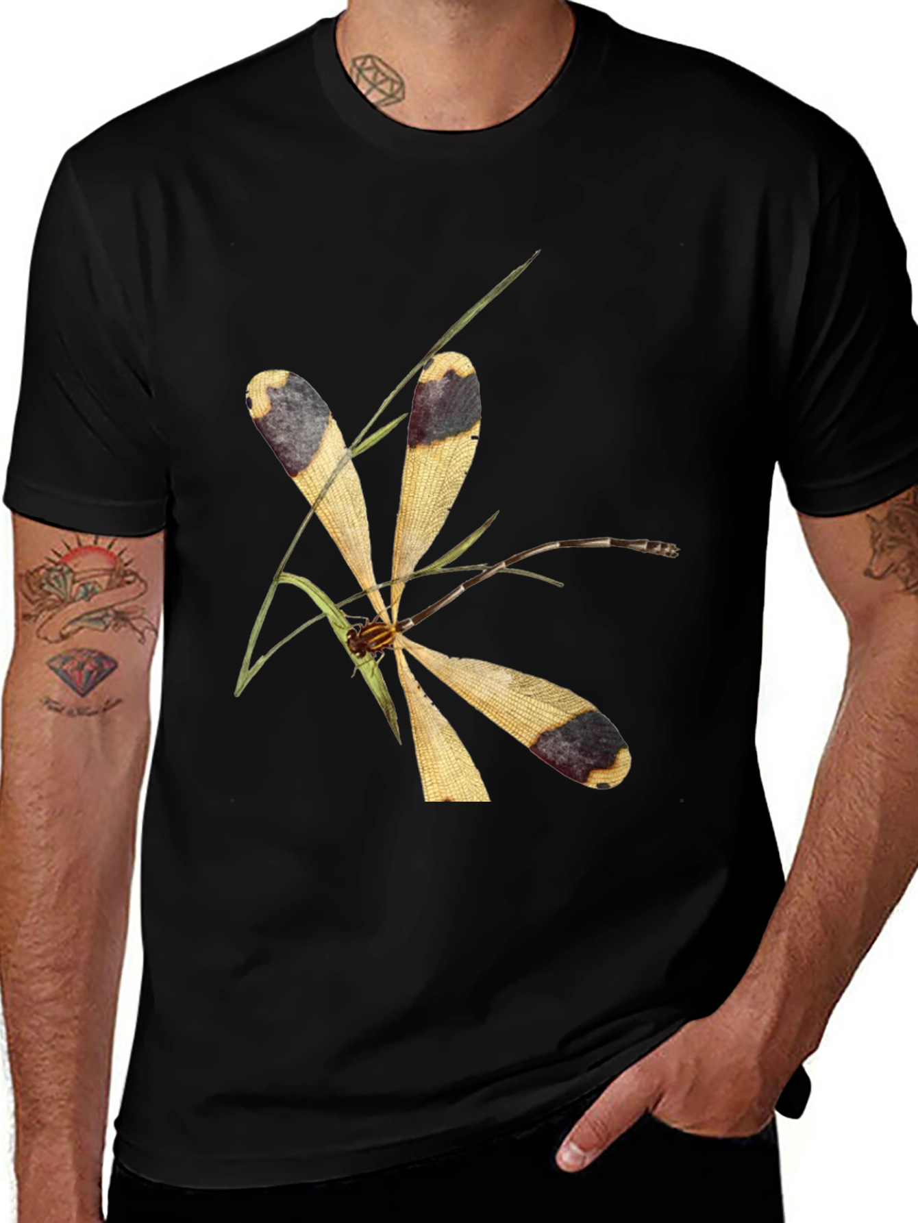 Dragonfly Graphic Tee - Nature Inspired Design