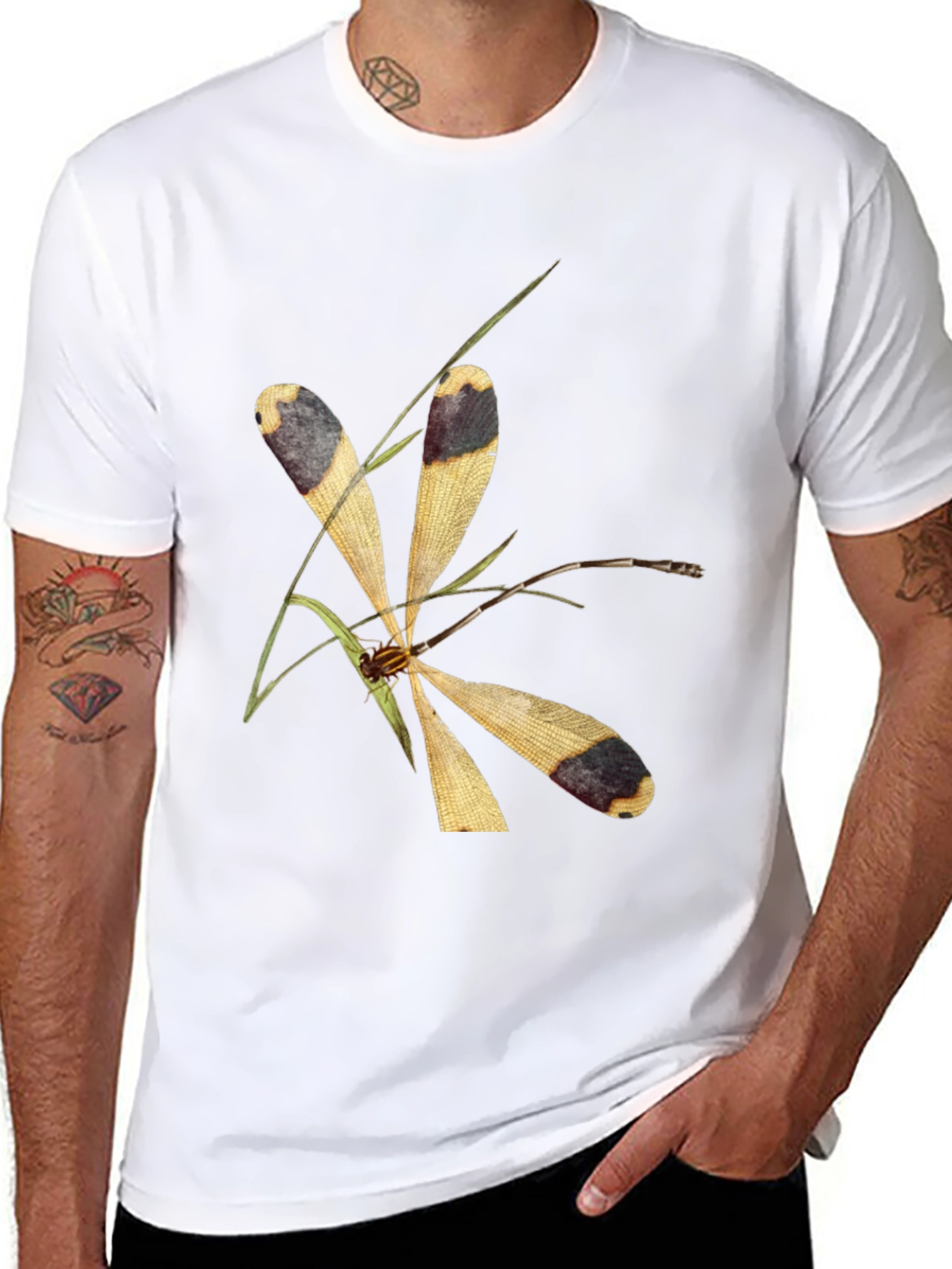 Dragonfly Graphic Tee - Nature Inspired Design