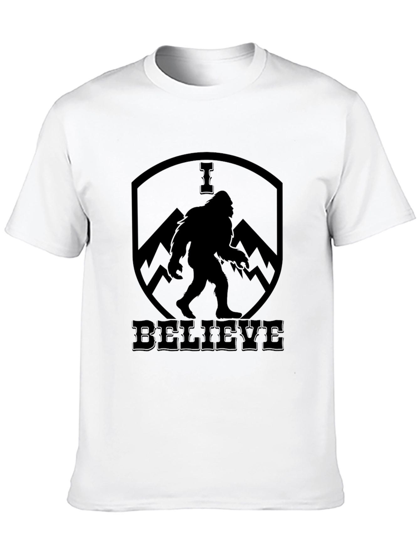 I Believe Bigfoot T-Shirt - Black