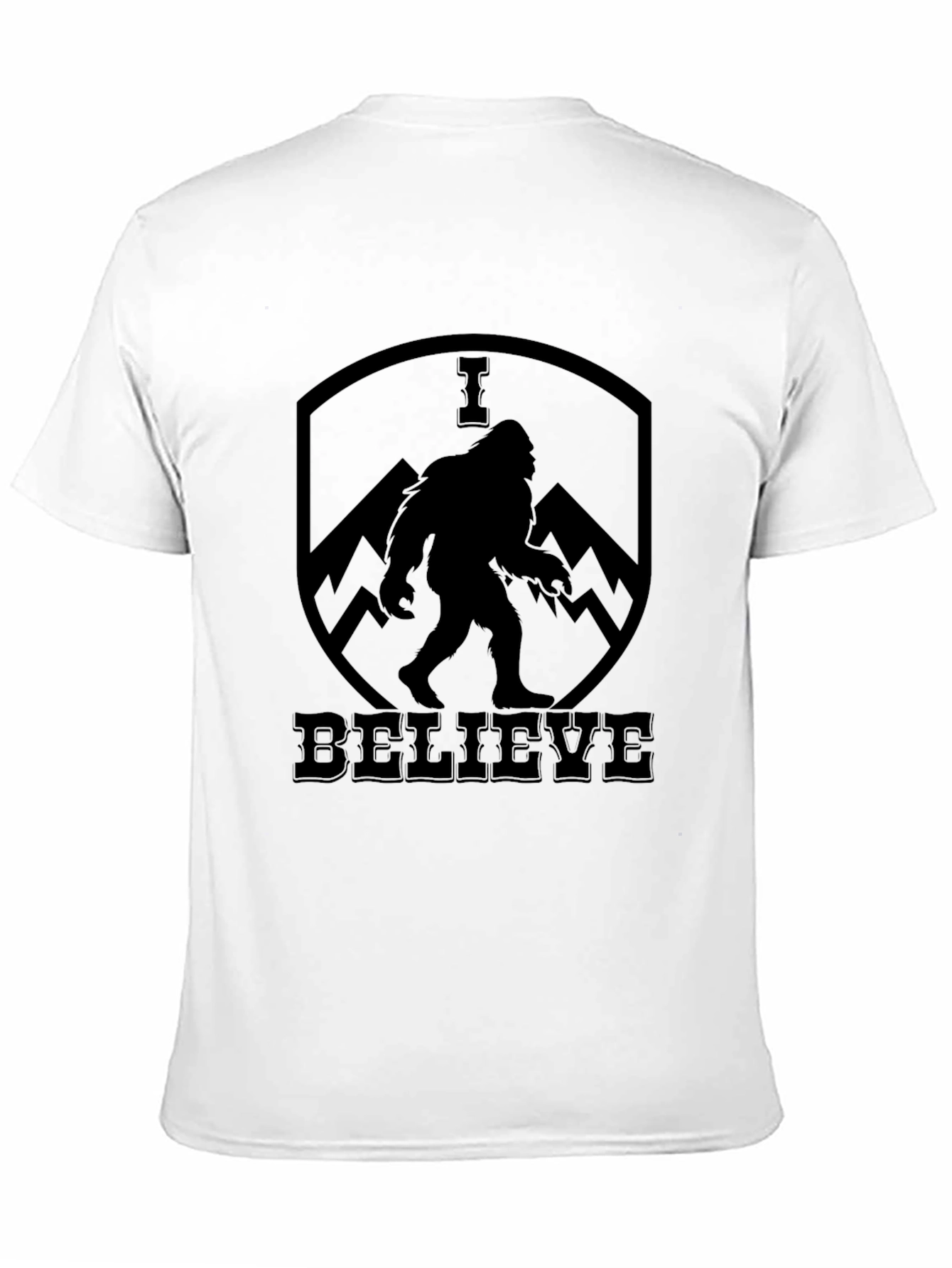 I Believe Bigfoot T-Shirt - Black