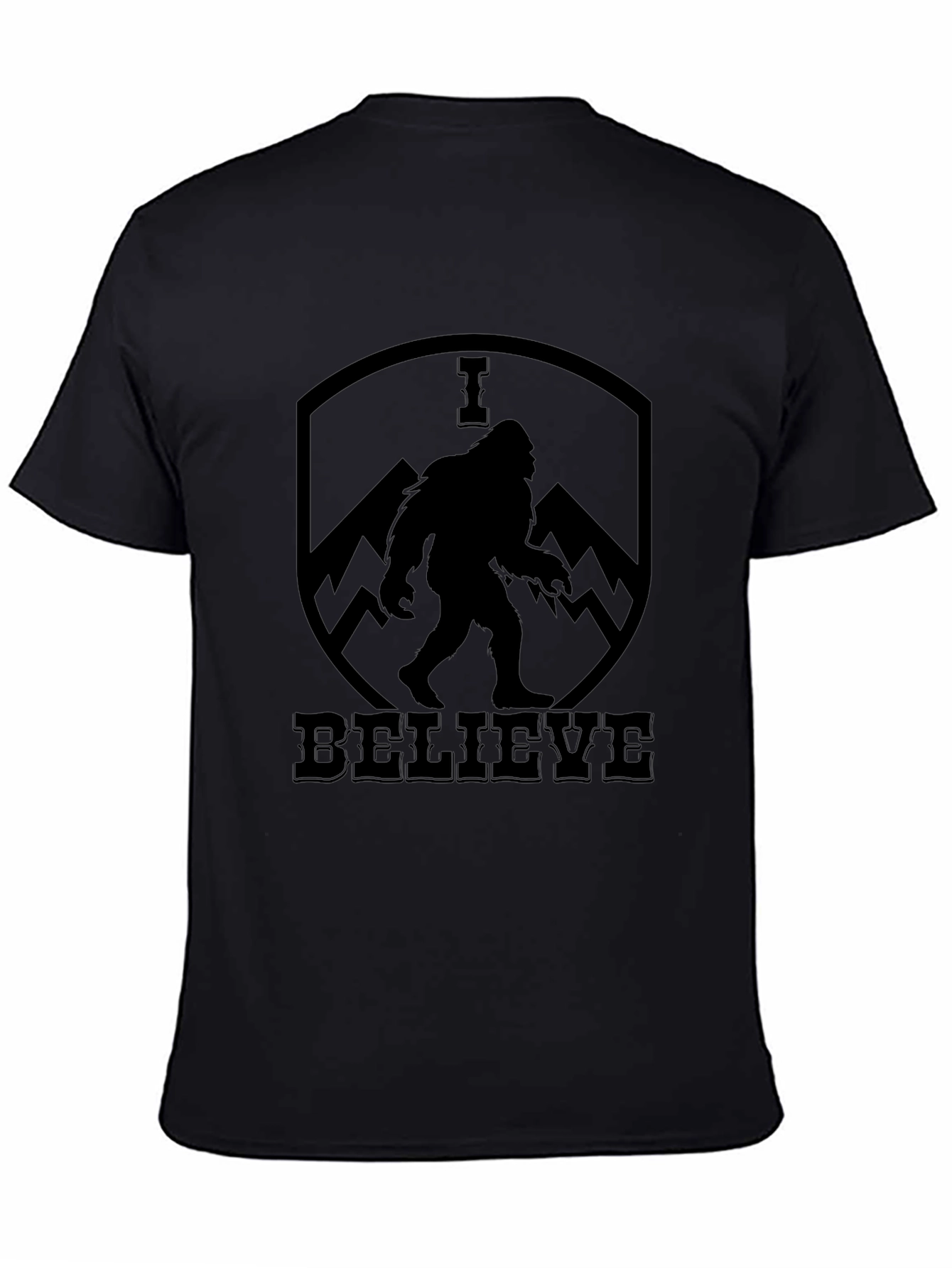 I Believe Bigfoot T-Shirt - Black
