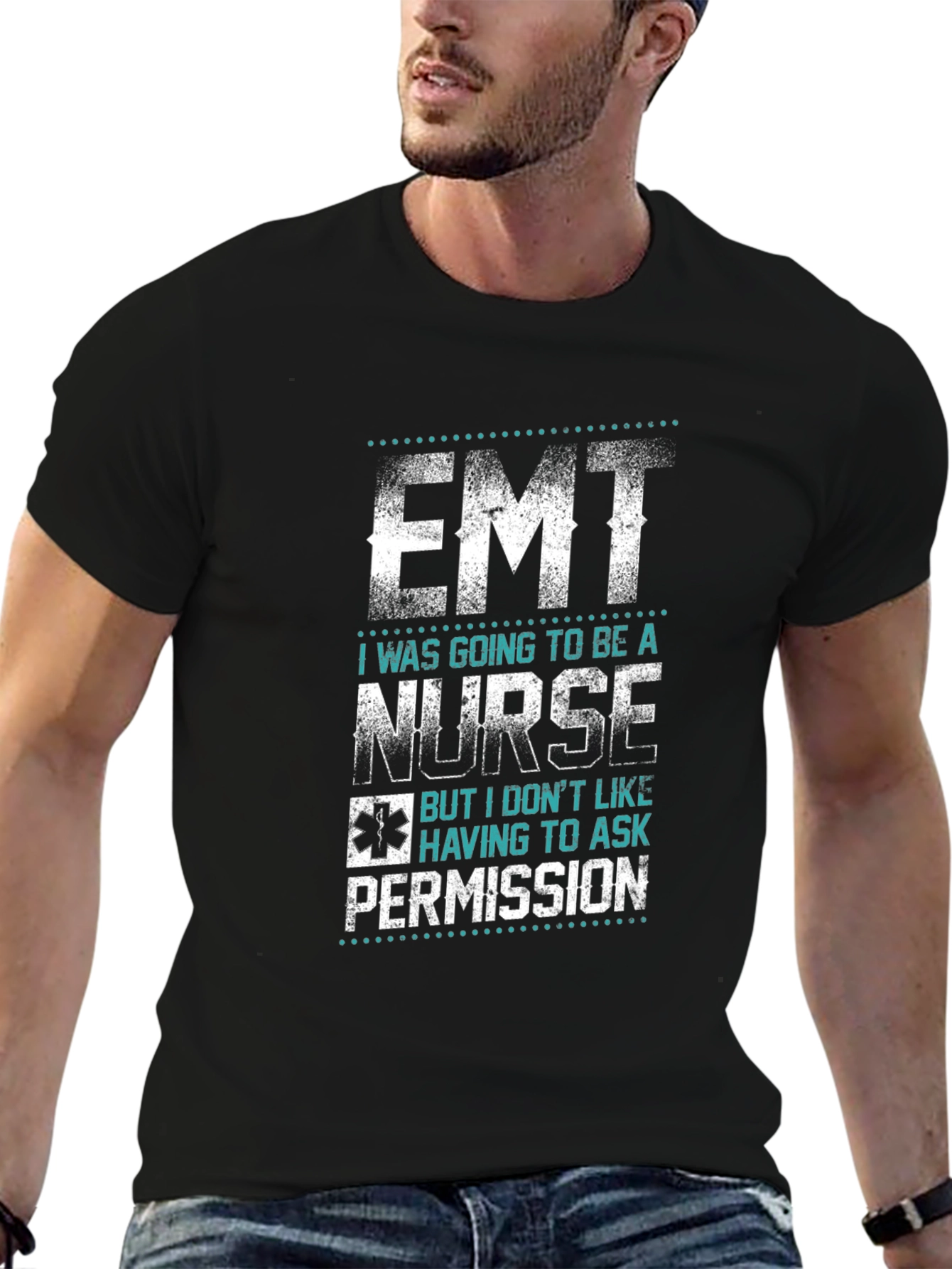 EMT Nurse Funny Graphic T-Shirt