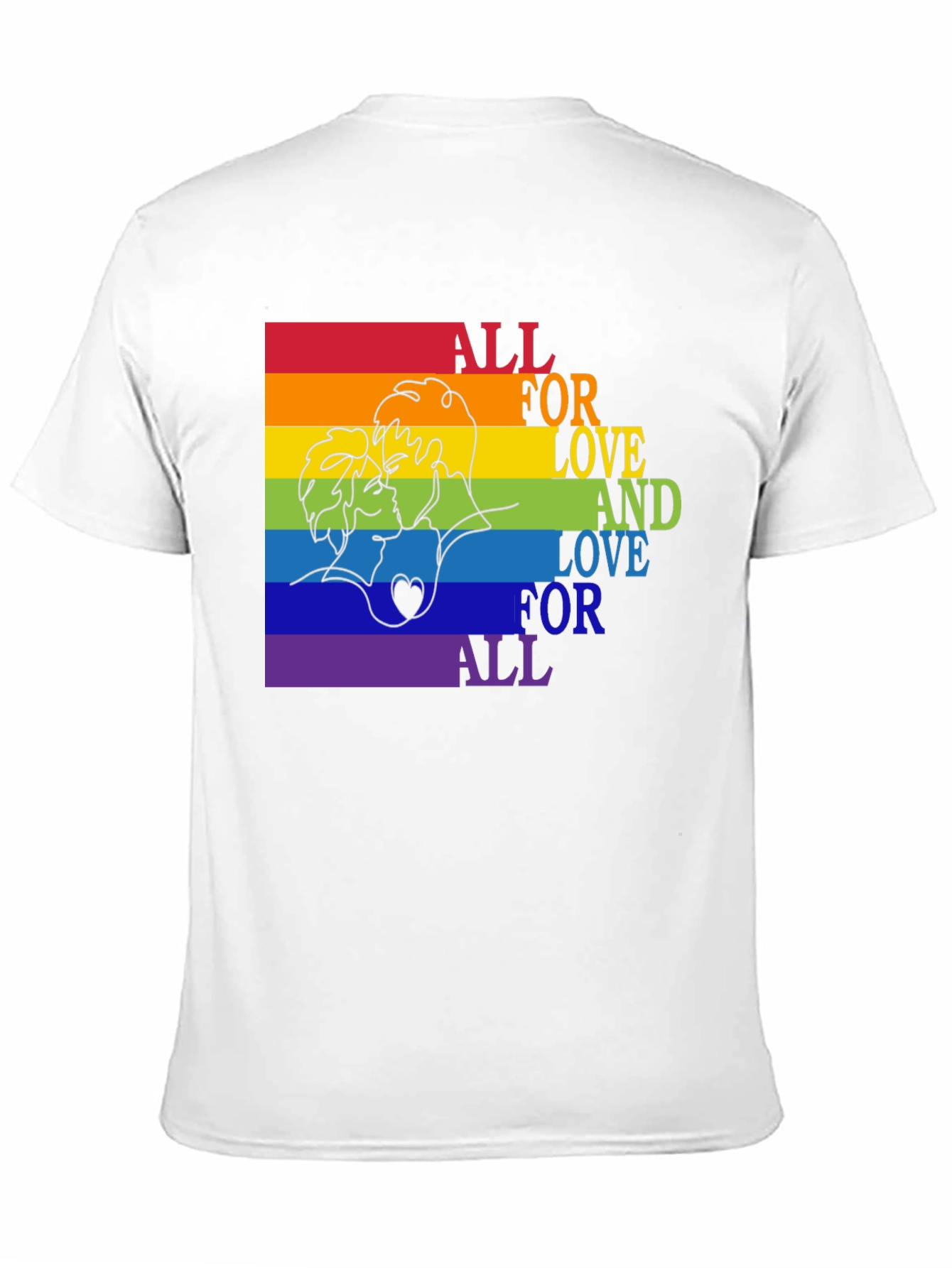 Love is Love Rainbow Graphic Tee