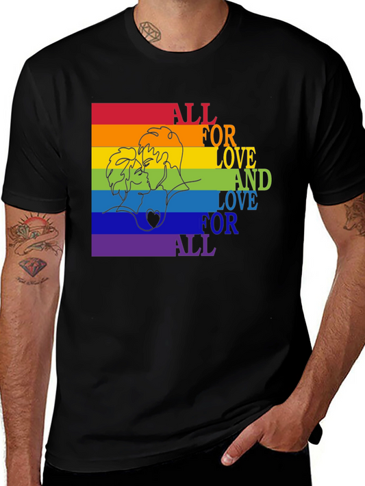 Love is Love Rainbow Graphic Tee