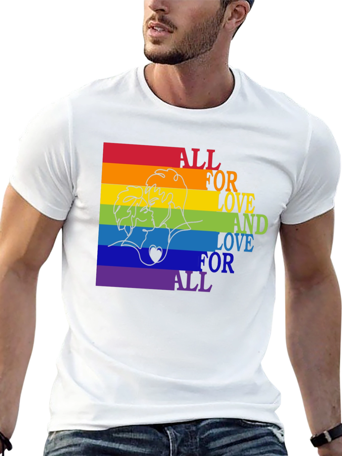 Love is Love Rainbow Graphic Tee