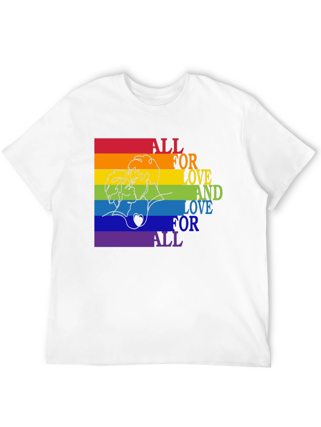 Love is Love Rainbow Graphic Tee