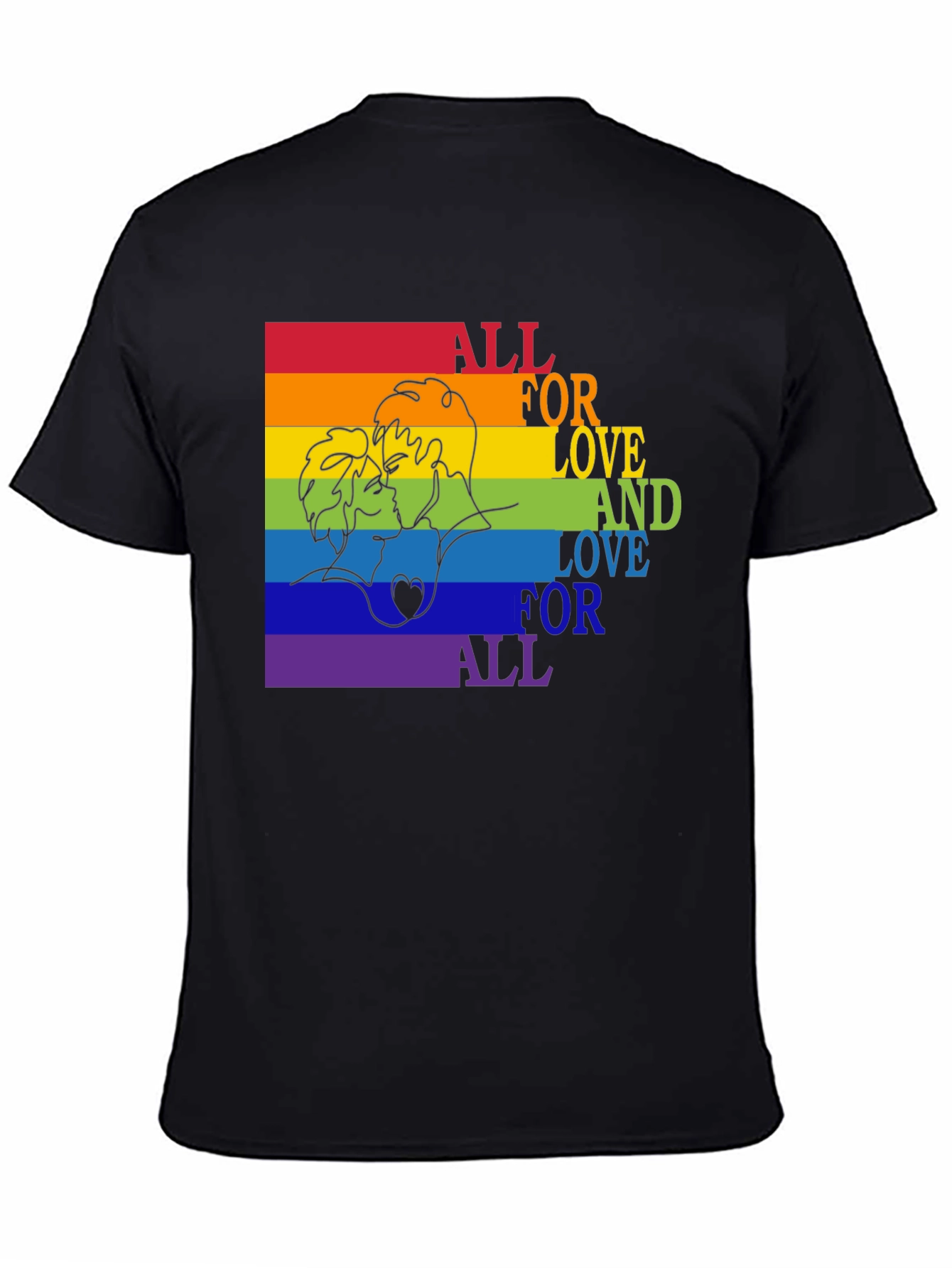 Love is Love Rainbow Graphic Tee