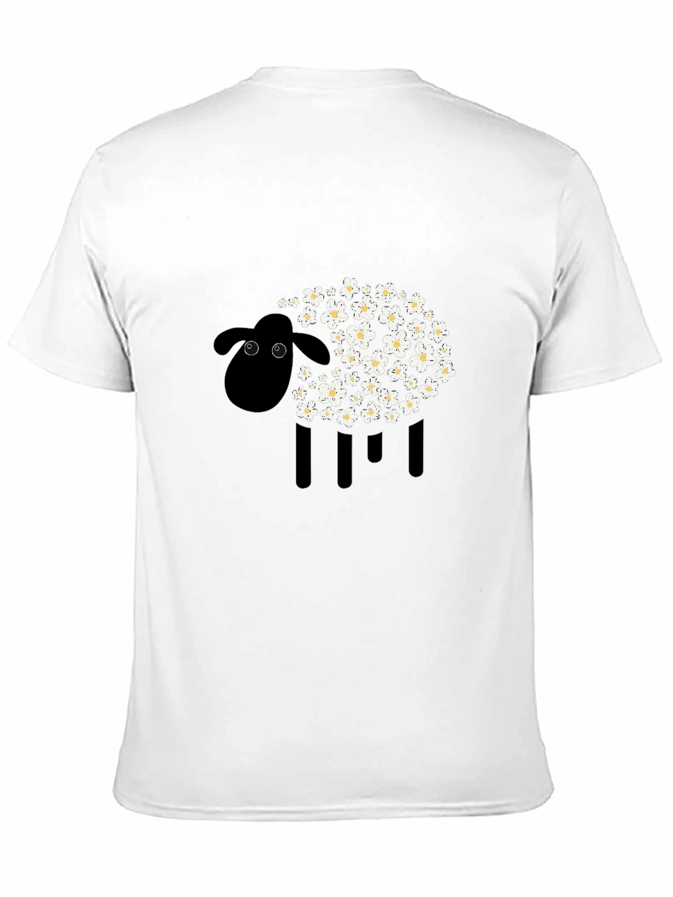 Black Sheep Floral Graphic Tee - Modern Style