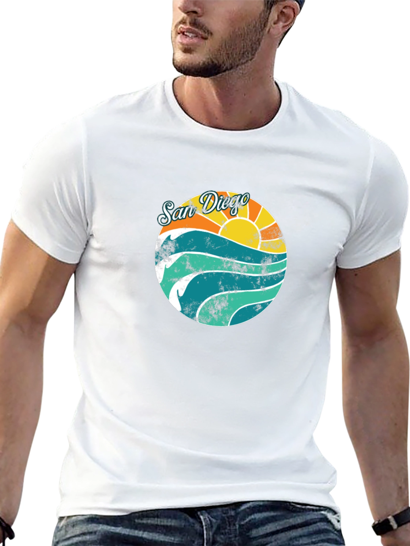 San Diego Graphic Tee - Retro Style
