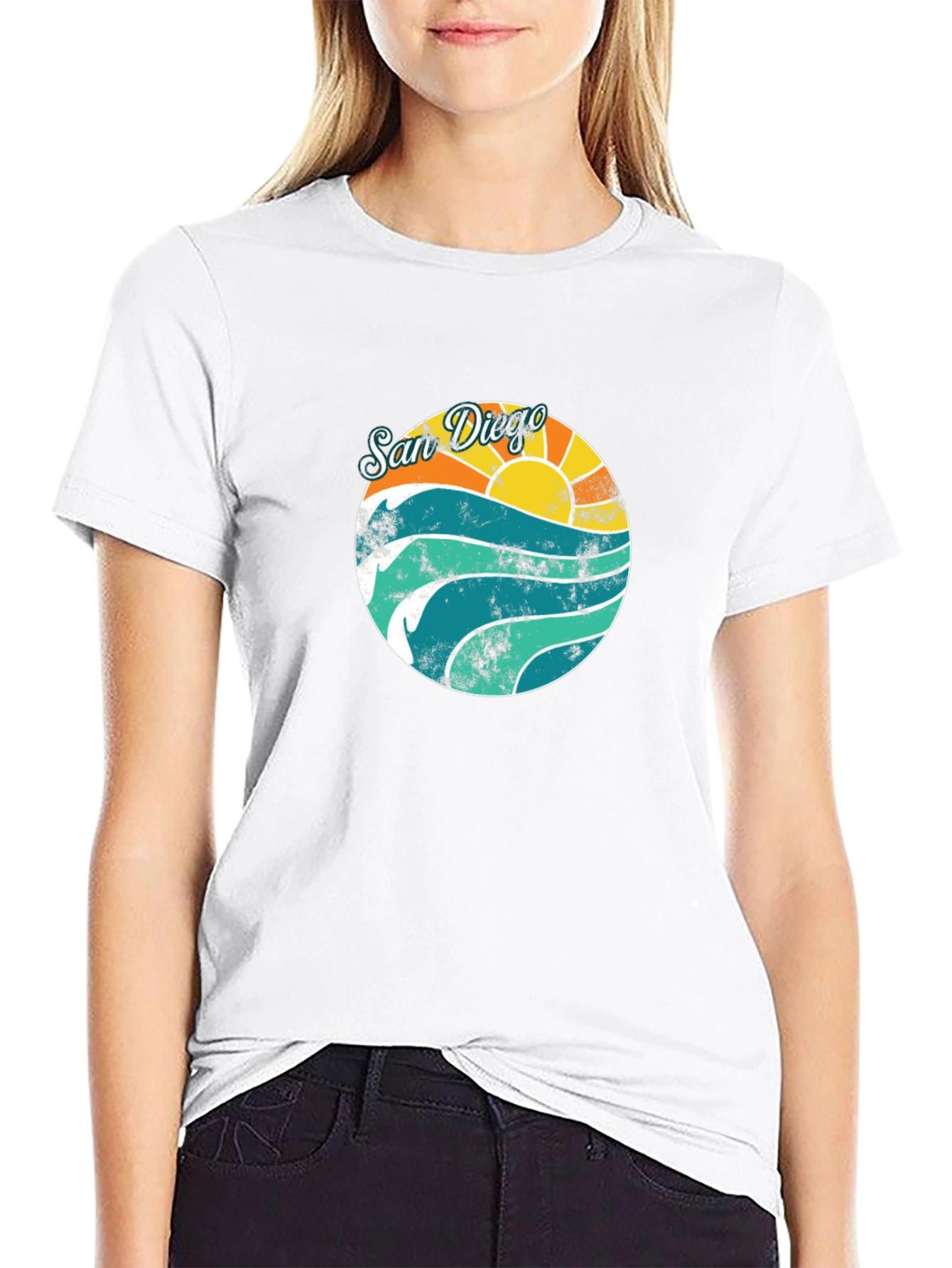 San Diego Graphic Tee - Retro Style