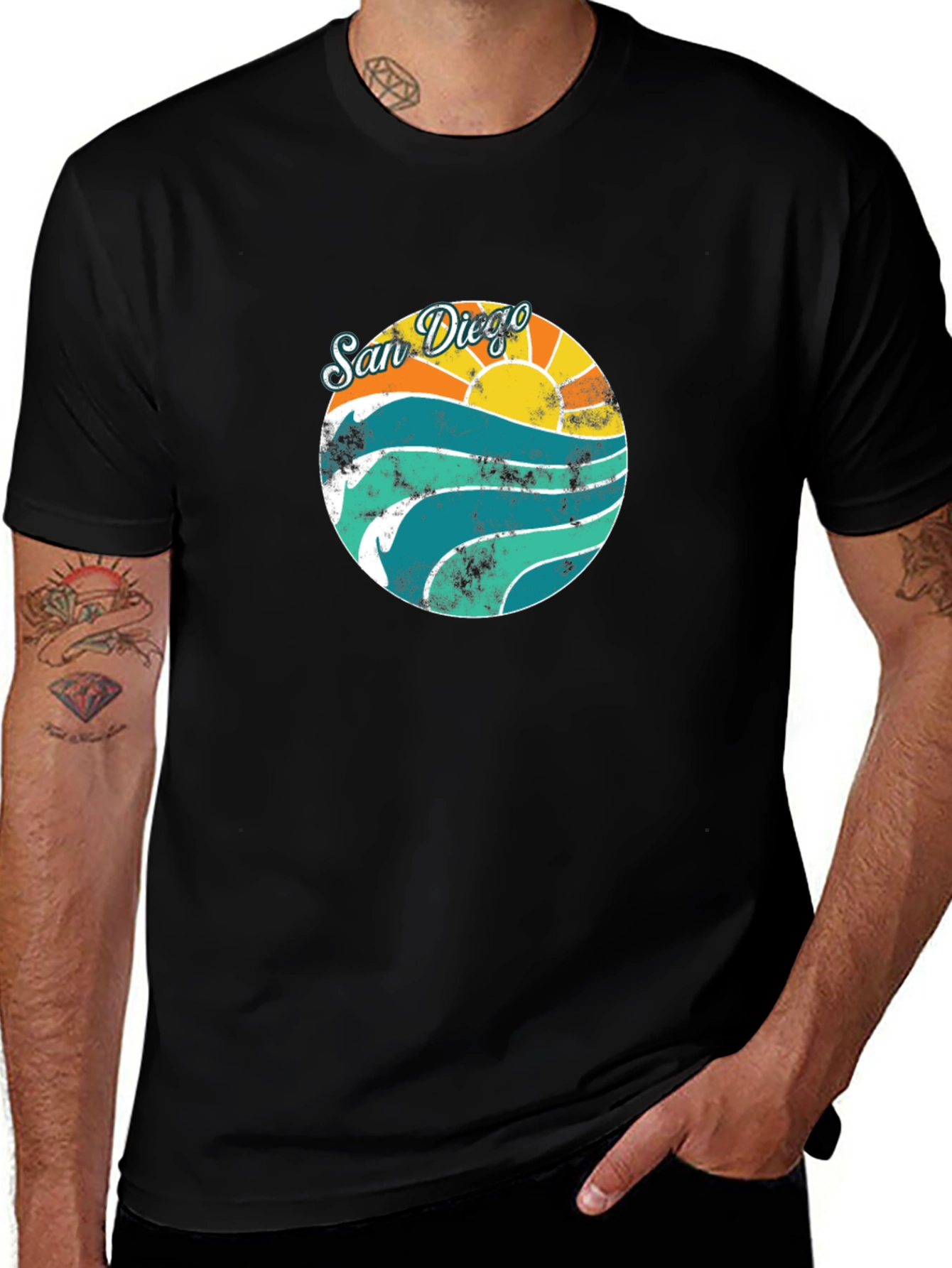 San Diego Graphic Tee - Retro Style