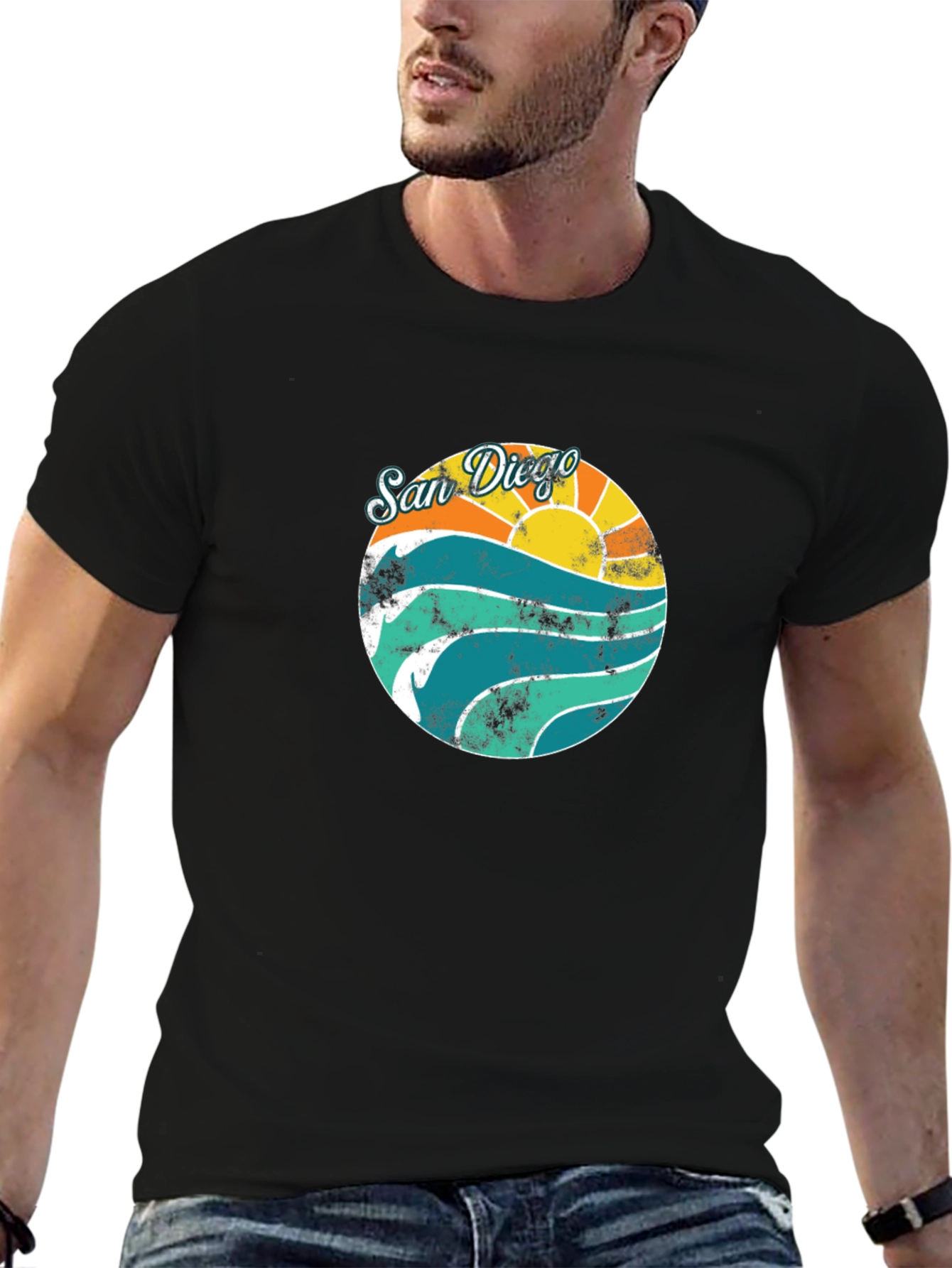 San Diego Graphic Tee - Retro Style