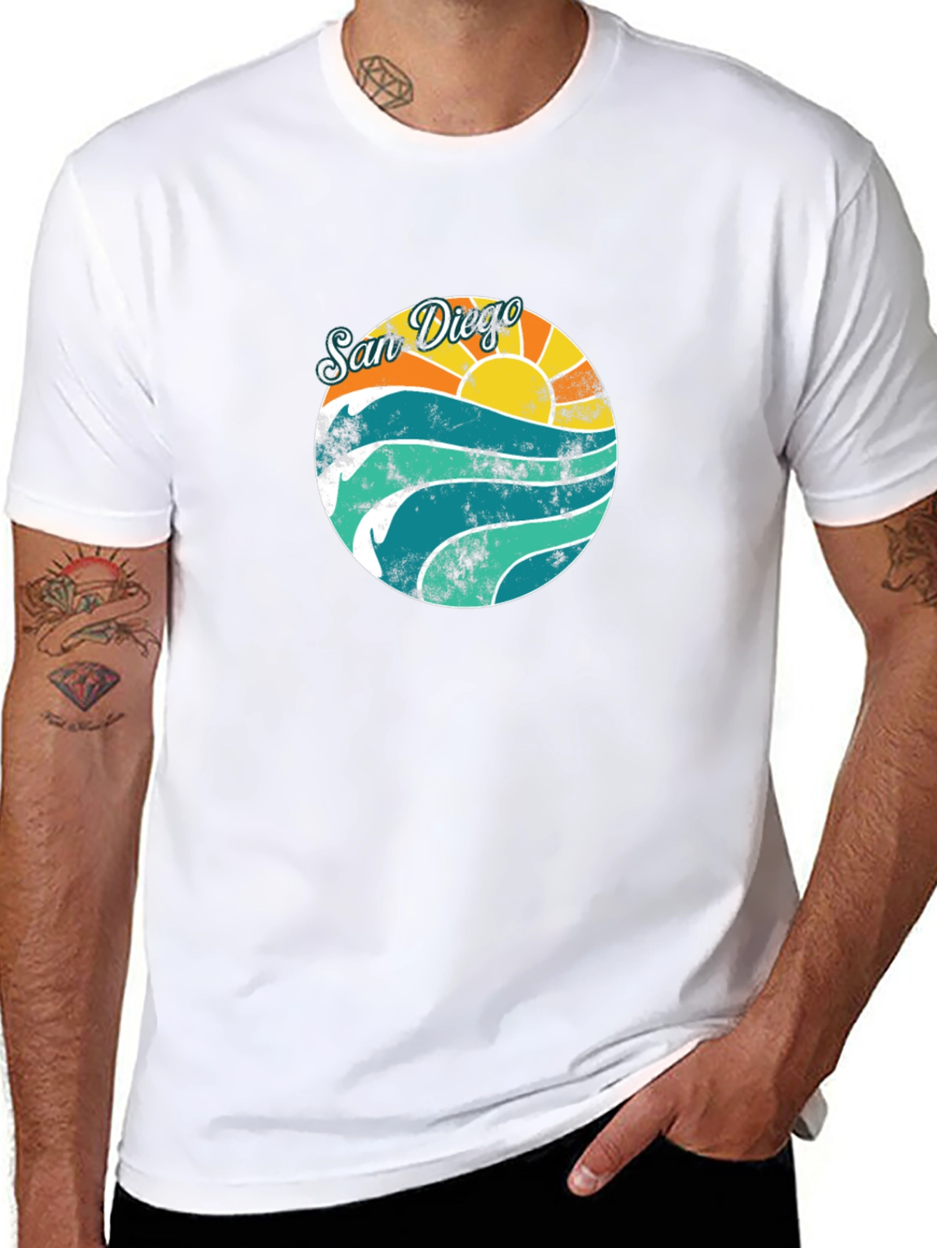 San Diego Graphic Tee - Retro Style