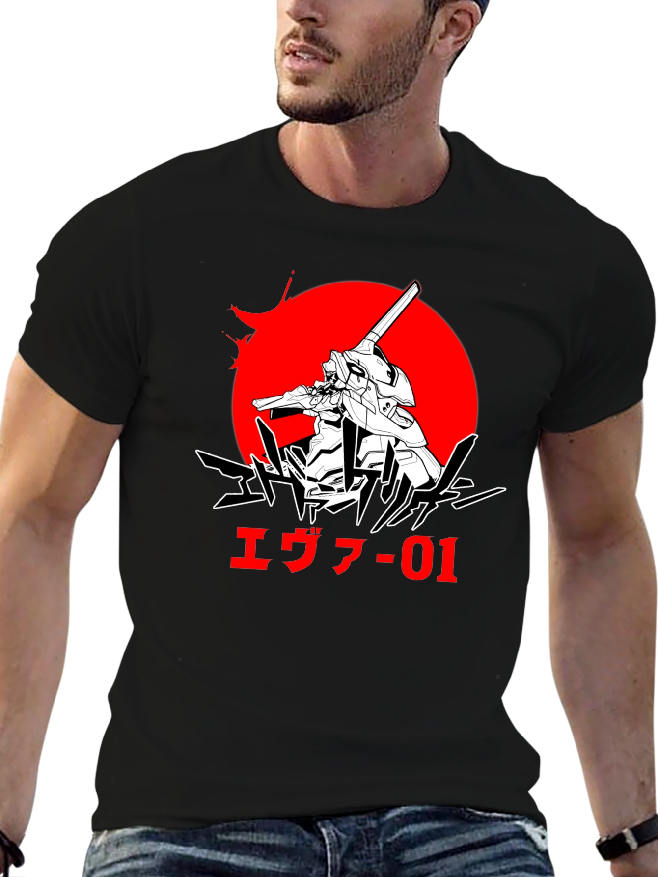 Evangelion Unit 01 Graphic T-Shirt Anime Manga Design