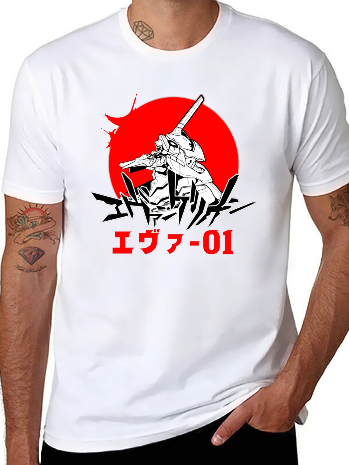 Evangelion Unit 01 Graphic T-Shirt Anime Manga Design