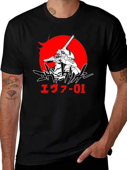 Evangelion Unit 01 Graphic T-Shirt Anime Manga Design