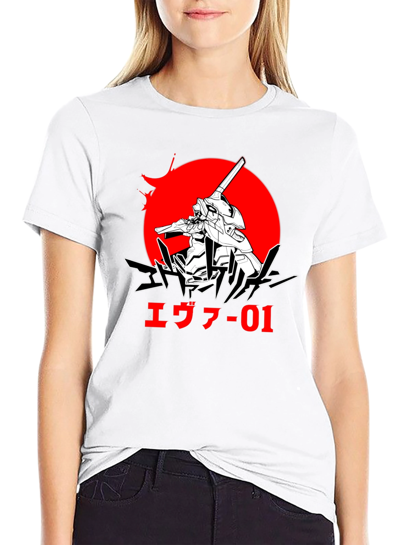 Evangelion Unit 01 Graphic T-Shirt Anime Manga Design