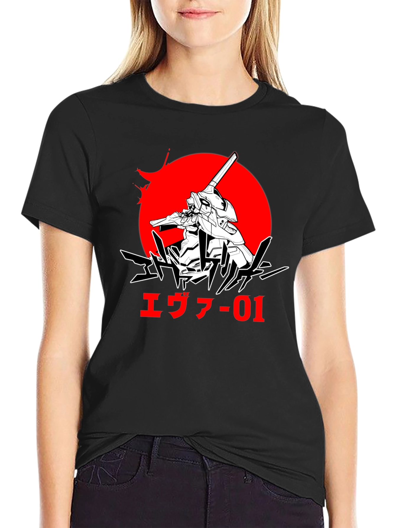 Evangelion Unit 01 Graphic T-Shirt Anime Manga Design