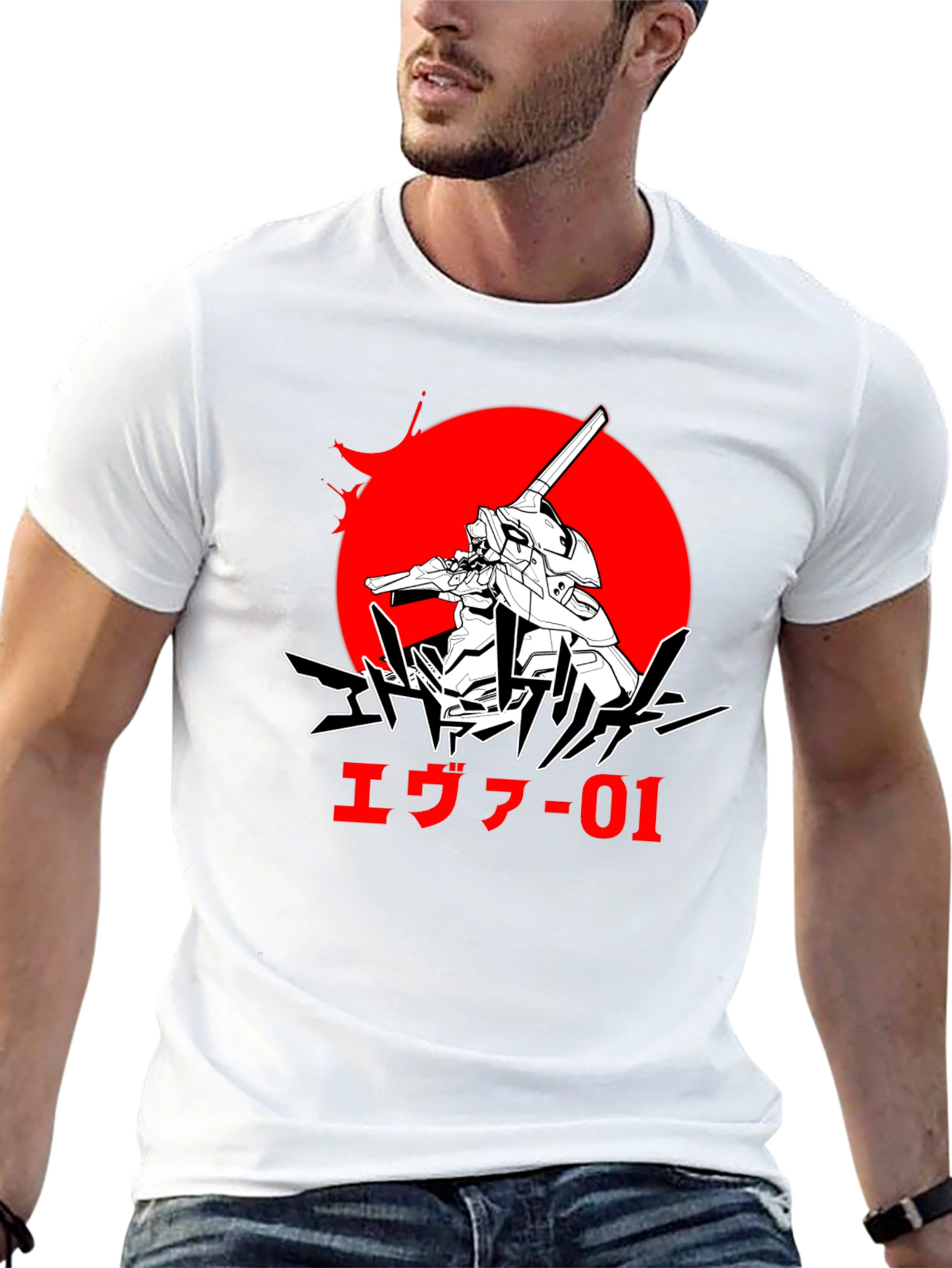 Evangelion Unit 01 Graphic T-Shirt Anime Manga Design