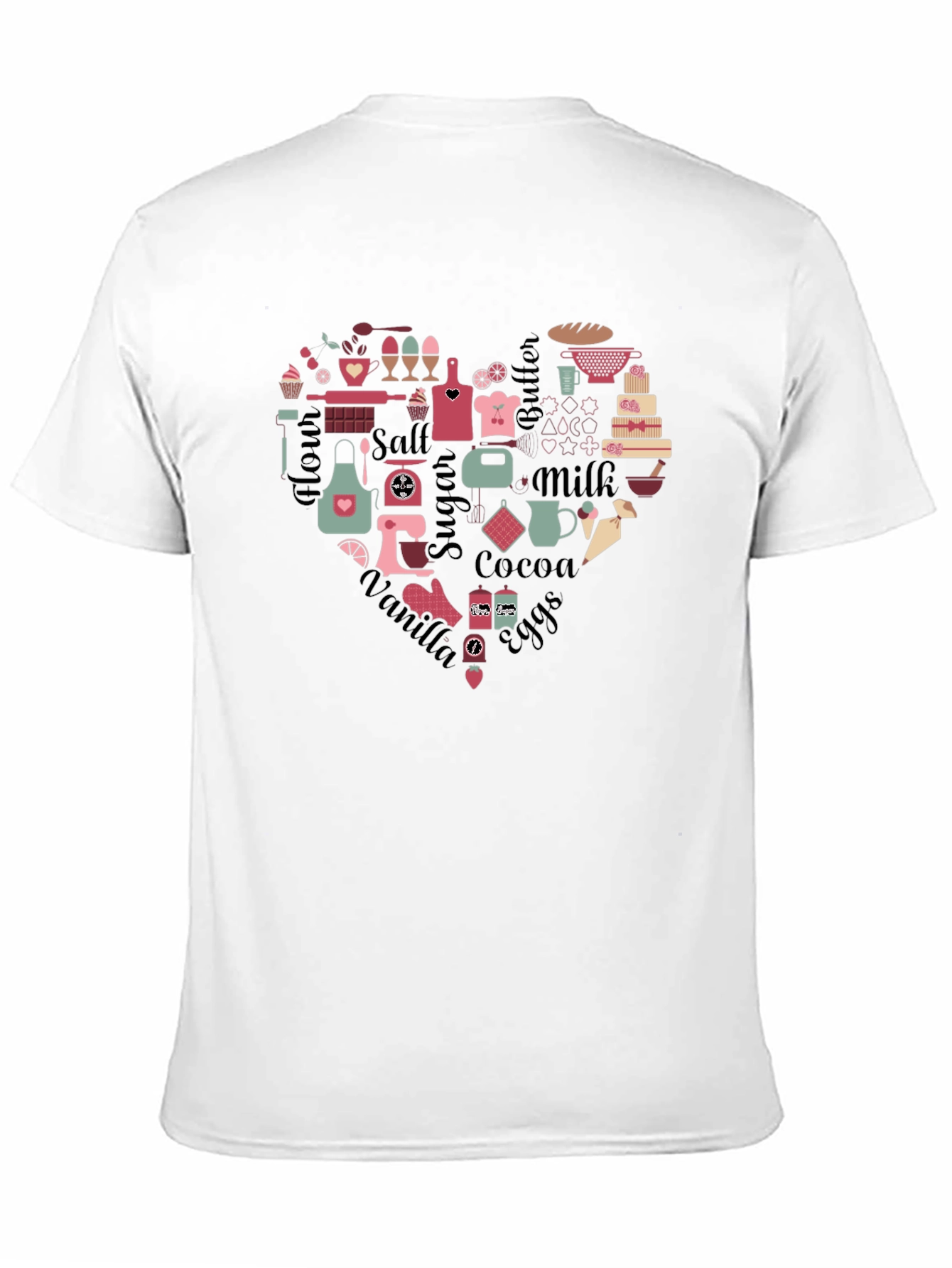 Baking Heart T-Shirt - Perfect for Bakers