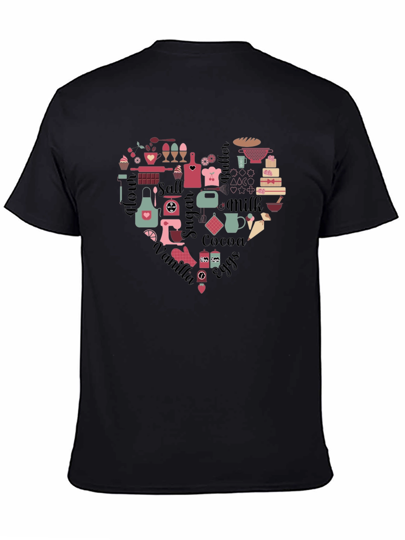 Baking Heart T-Shirt - Perfect for Bakers
