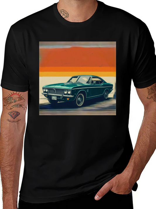Classic Car Graphic Tee - Retro Style