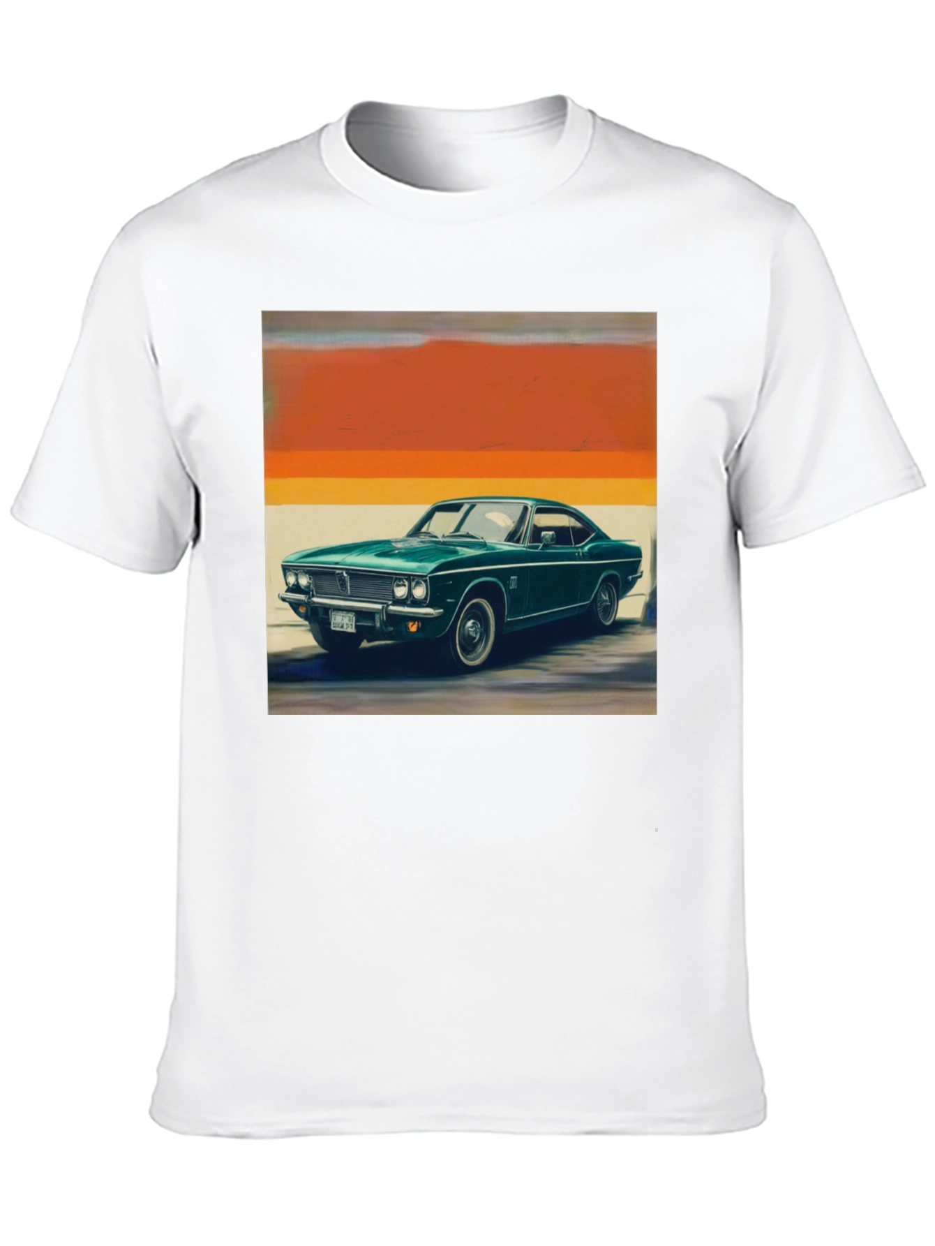 Classic Car Graphic Tee - Retro Style