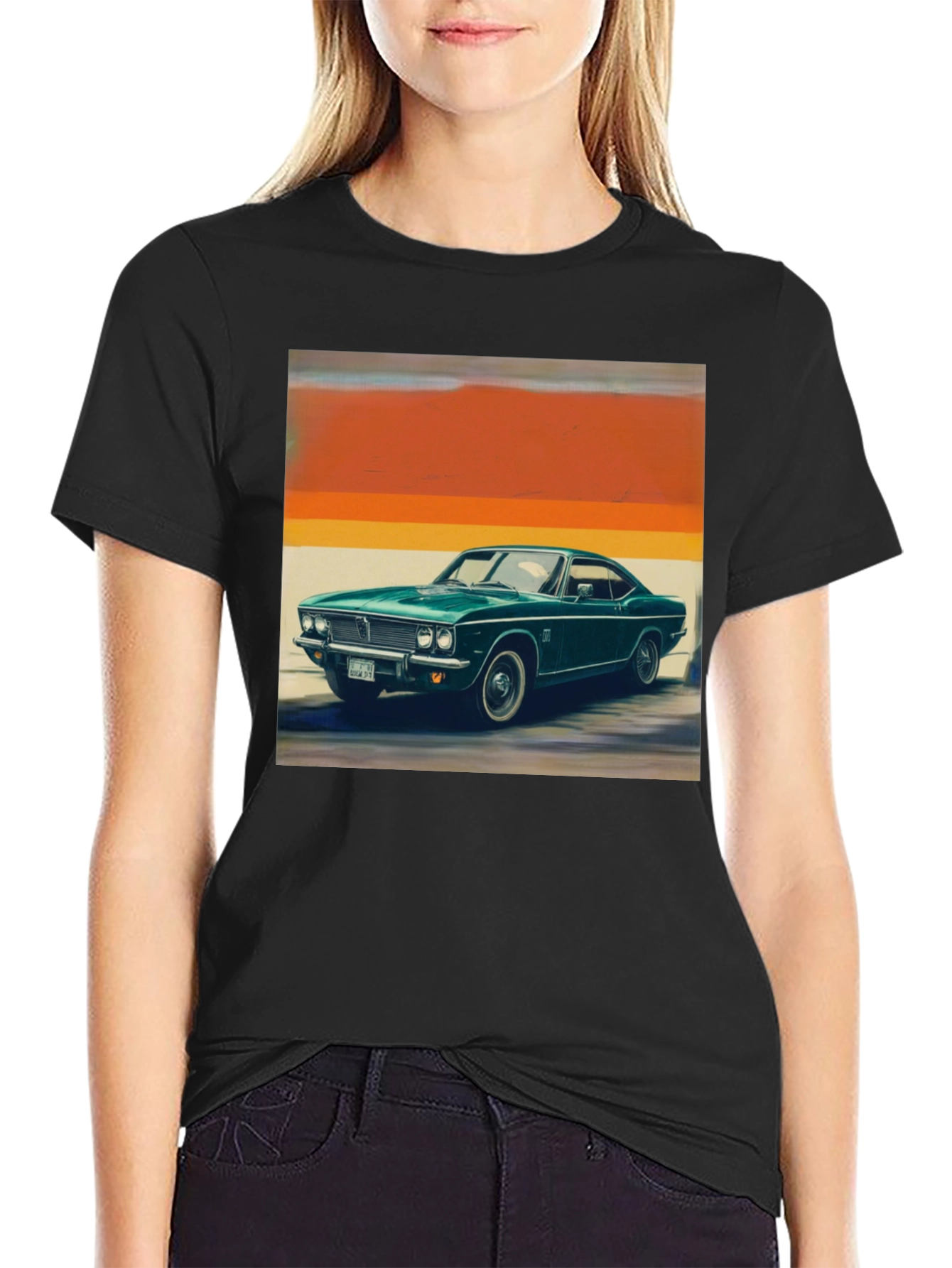 Classic Car Graphic Tee - Retro Style