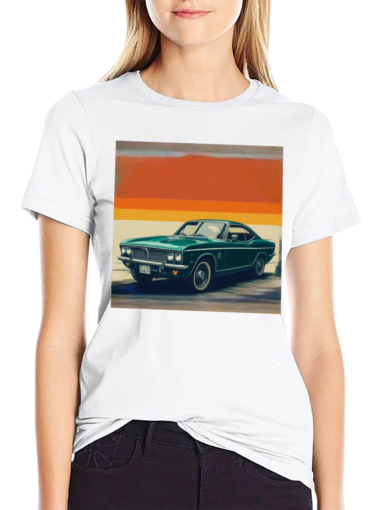 Classic Car Graphic Tee - Retro Style