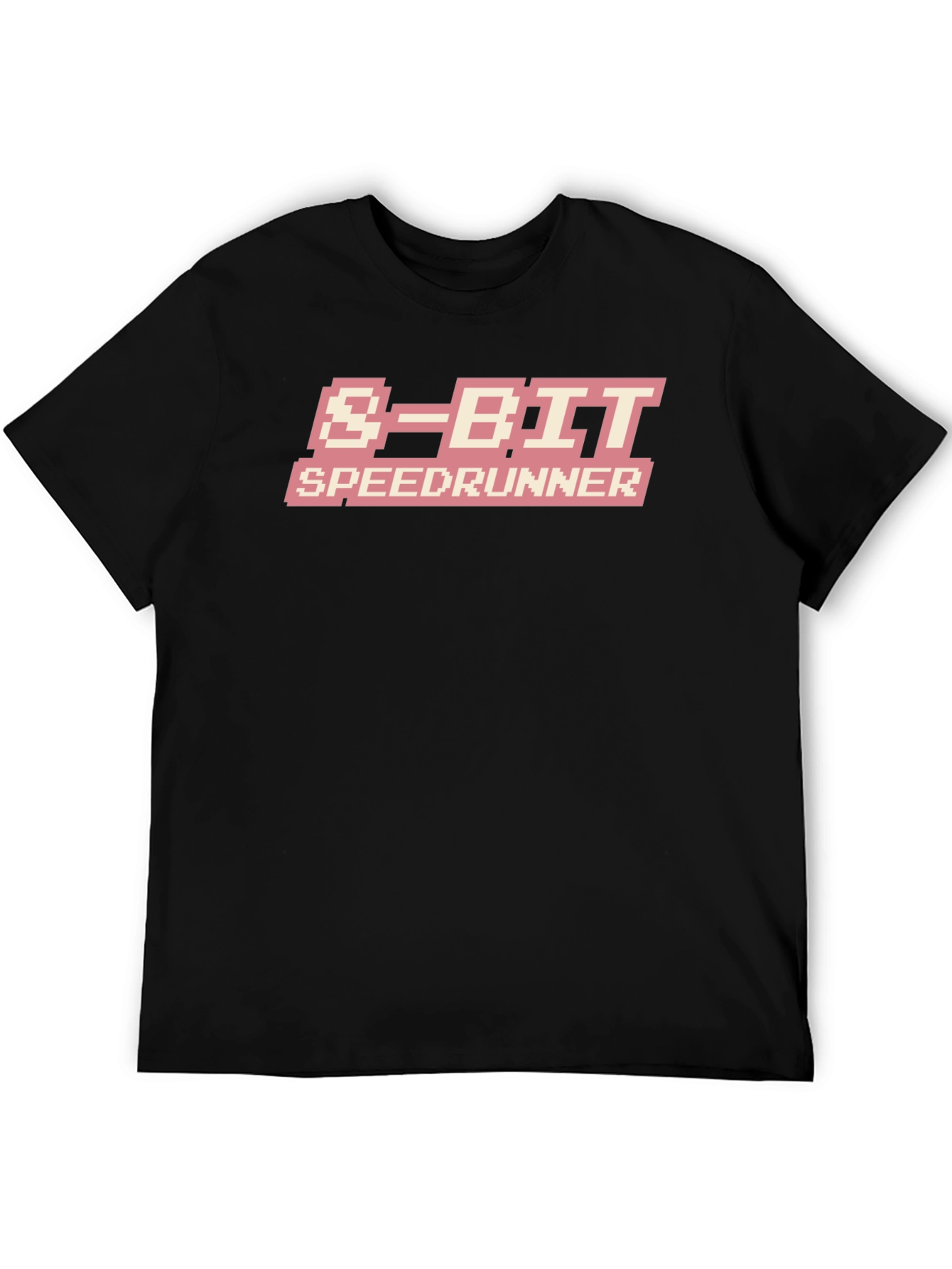 8-Bit Speedrunner Black T-Shirt