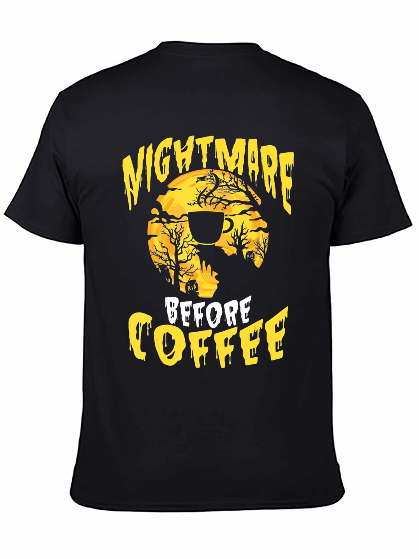 Nightmare Before Coffee Graphic T-Shirt