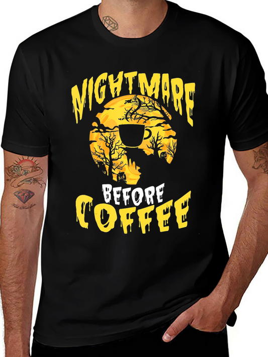 Nightmare Before Coffee Graphic T-Shirt