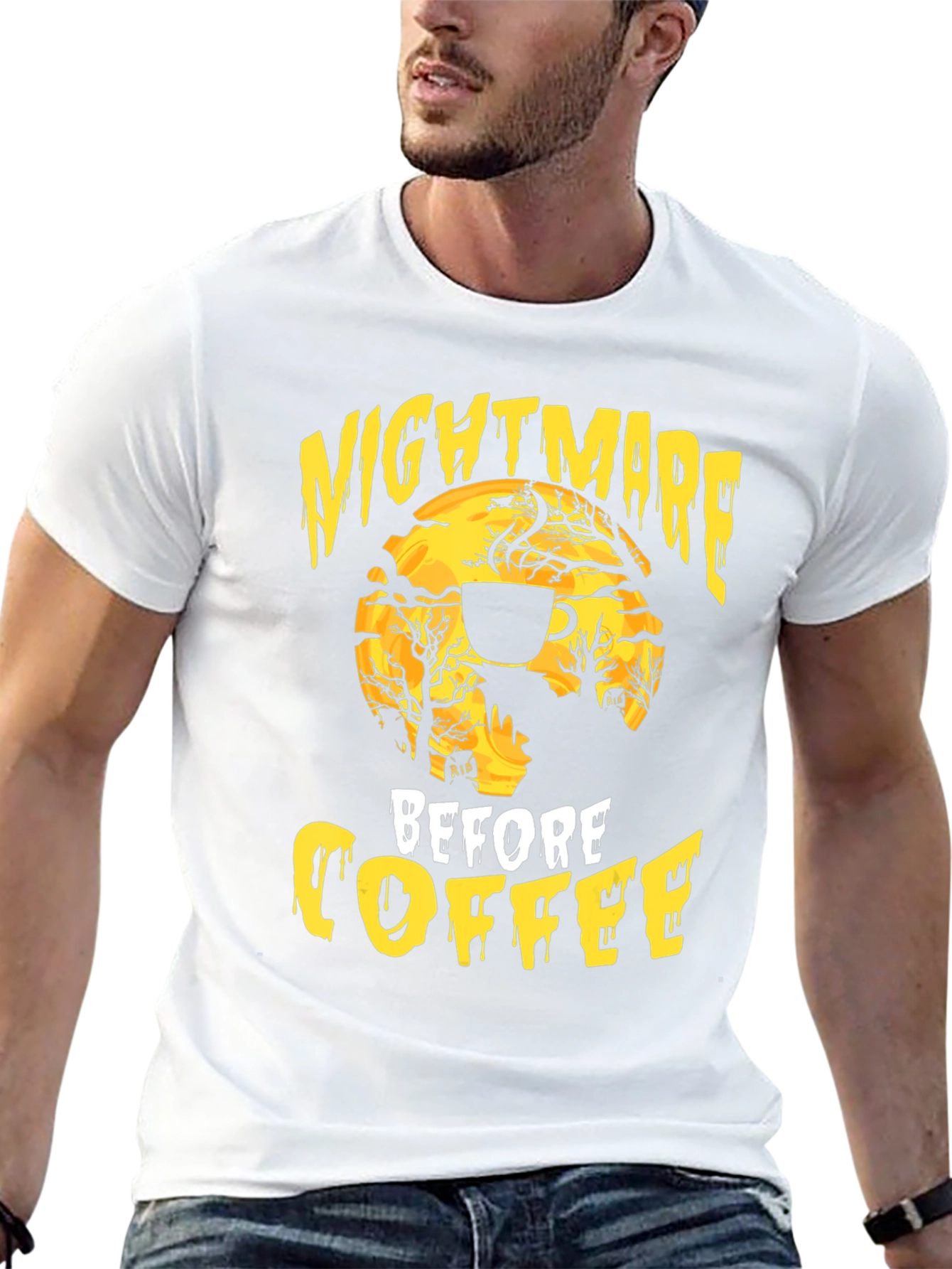 Nightmare Before Coffee Graphic T-Shirt