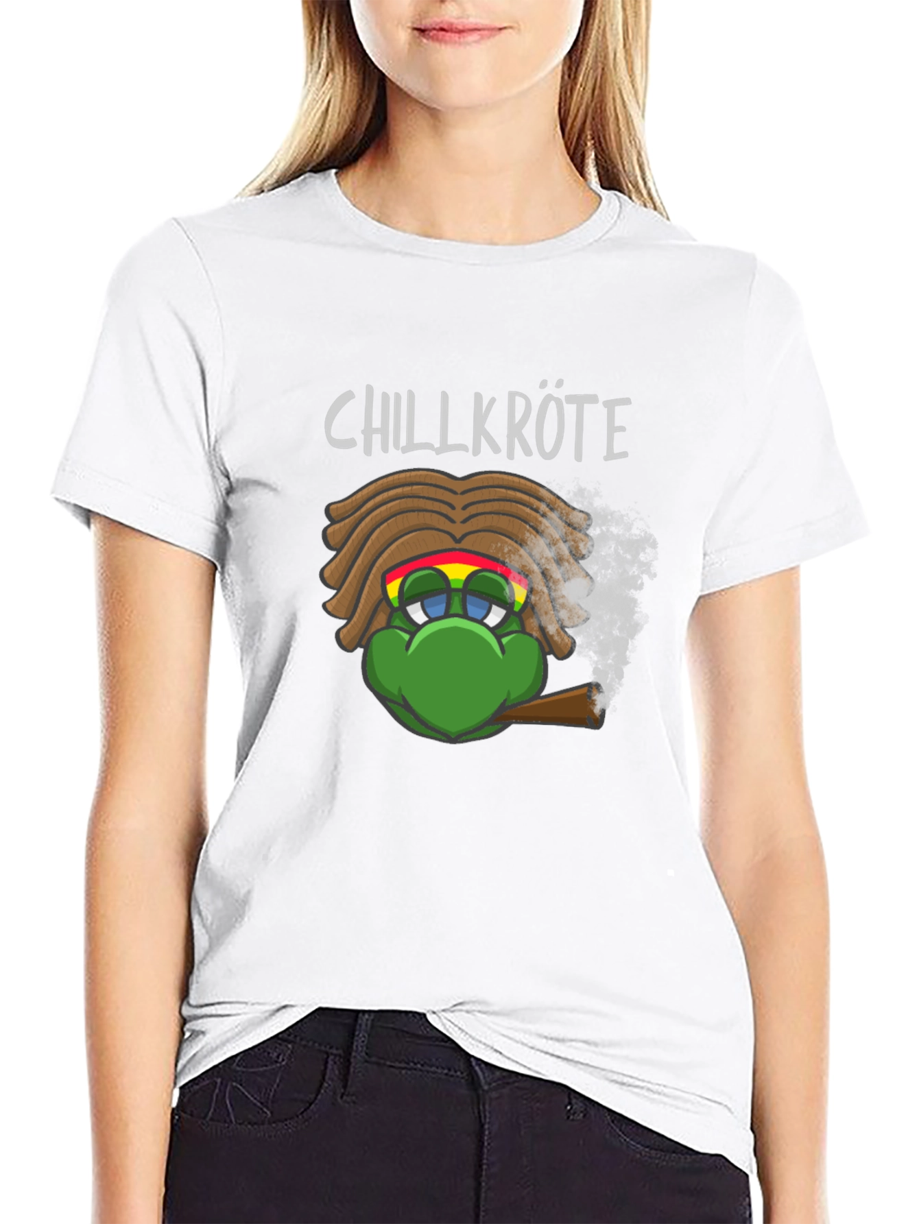 Chillkröte Graphic Tee - Relaxed Fit Cool Design